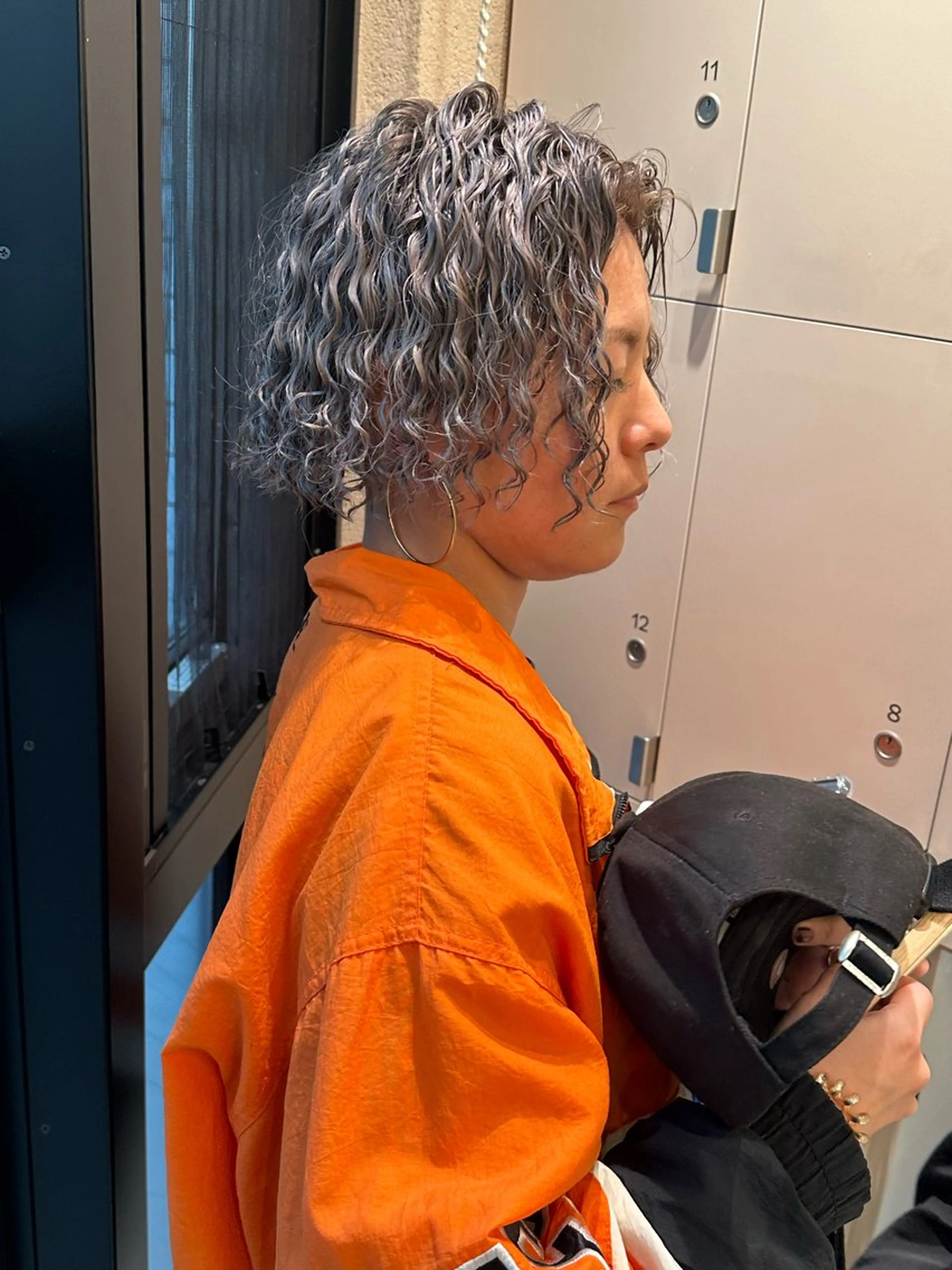 セミロング パーマ カット パーマ トリートメント ✳️ウルフ/メンズ/ スパイラルパーマ✳️のヘアスタイル