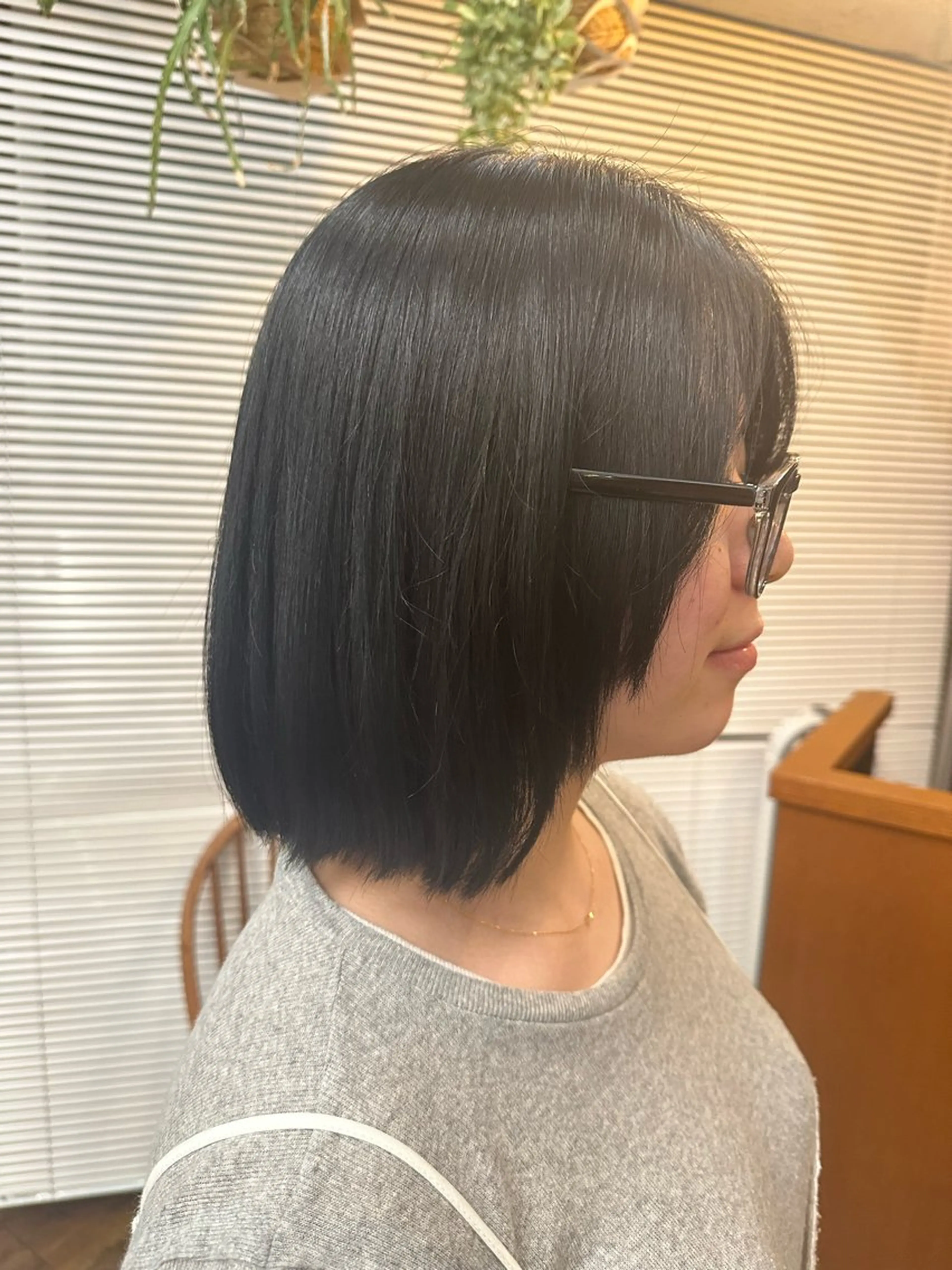 ミディアム カラー ヘアアレンジ ボブ 艶髪/ショートボブ /KYOYAのヘアスタイル