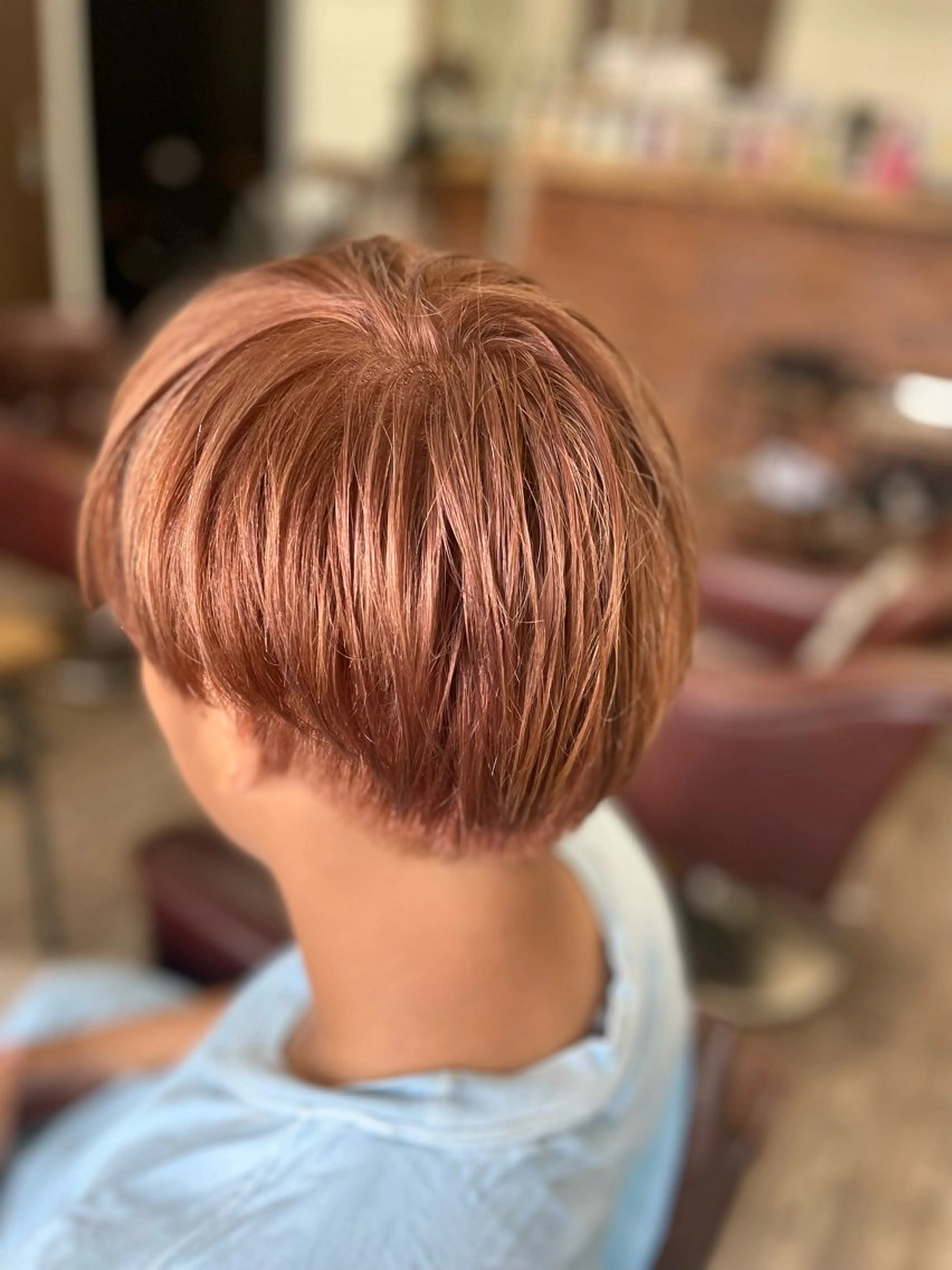 ショート カラー メンズ メンズハイトーン ハイトーンカラー ピンクカラー 💎白髪染めも対応 🙆👌山本明菜のヘアスタイル