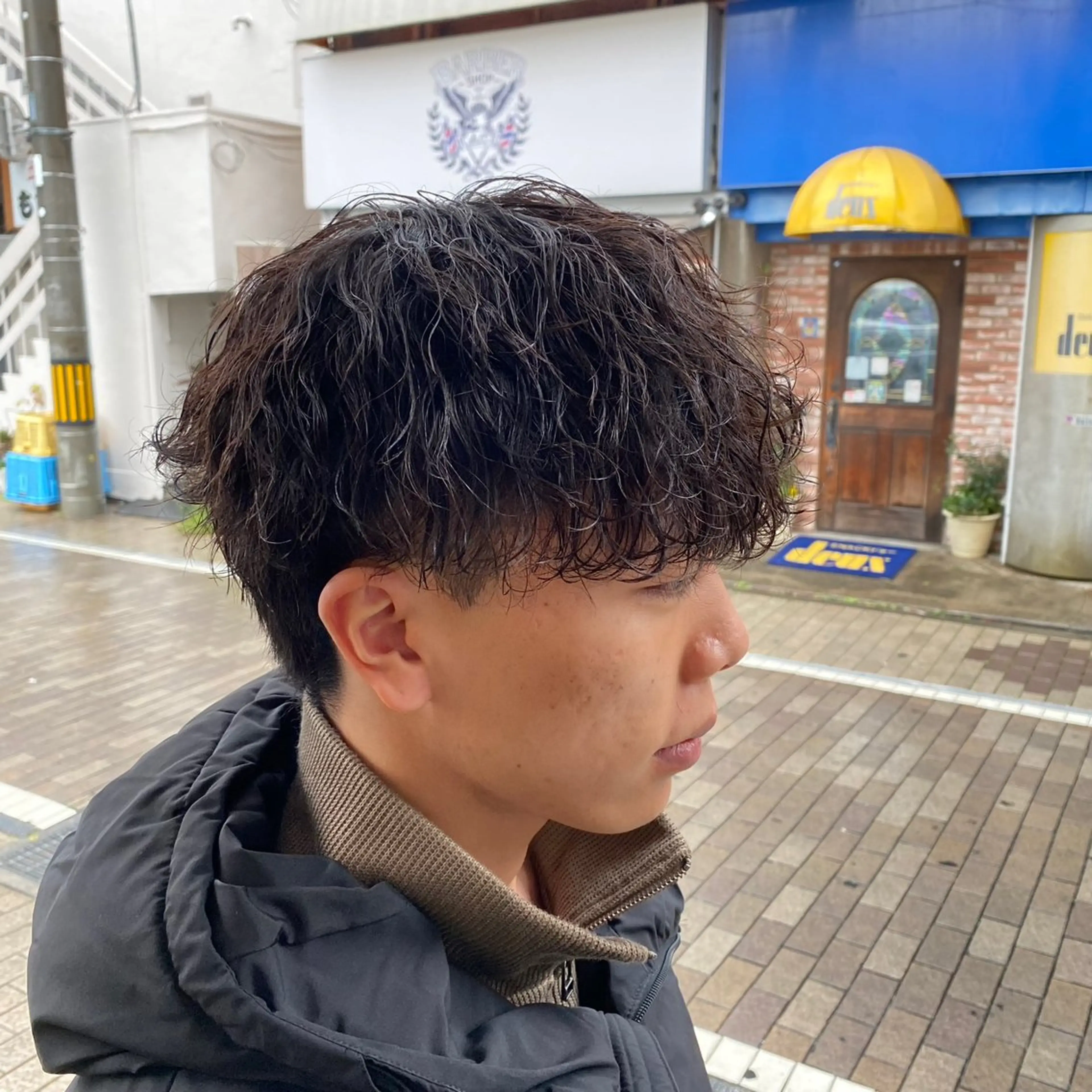 パーマ メンズ ミモリ ユウタのヘアスタイル
