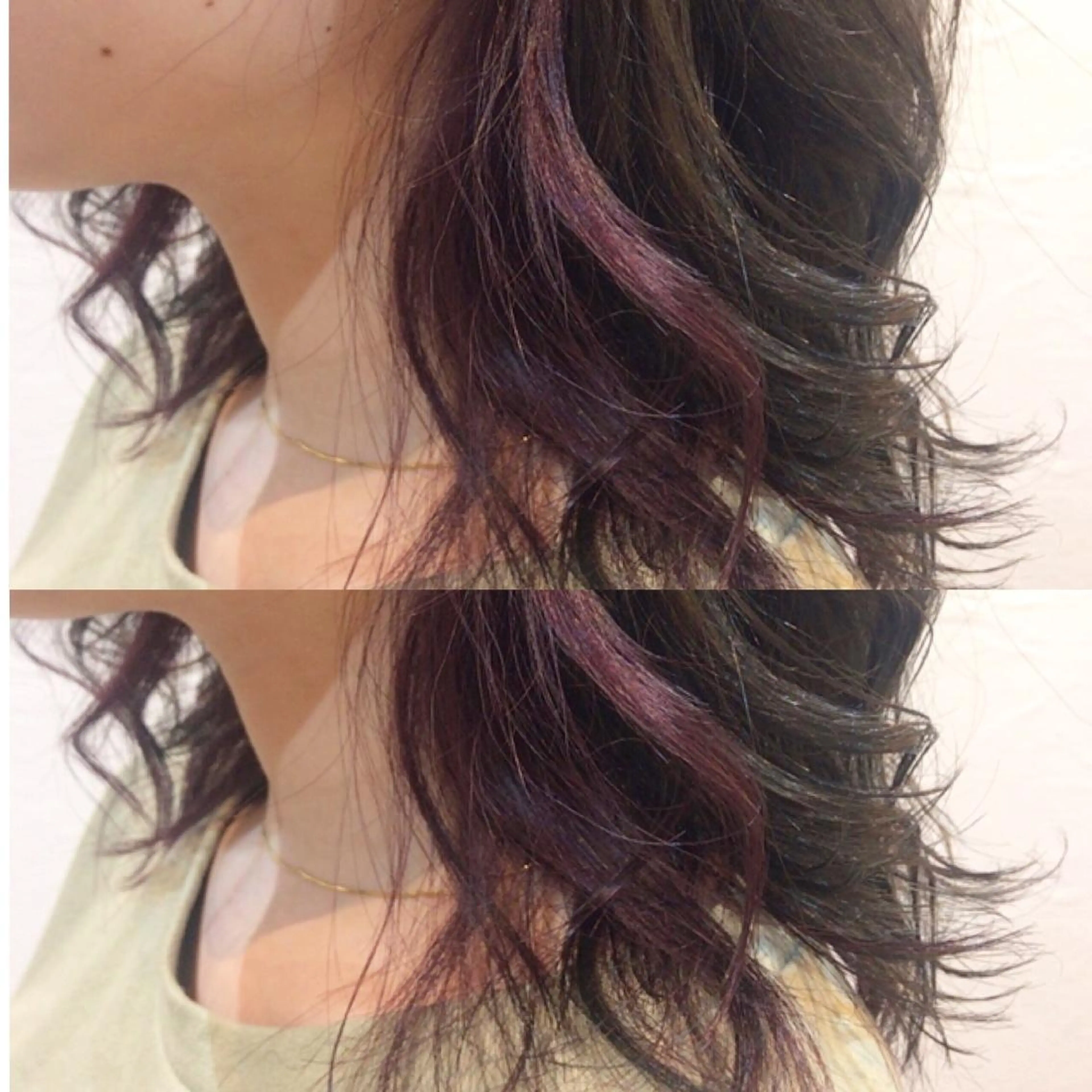 ミディアム カラー インナーカラー 韓国ヘア☁️ mitsukiのヘアスタイル