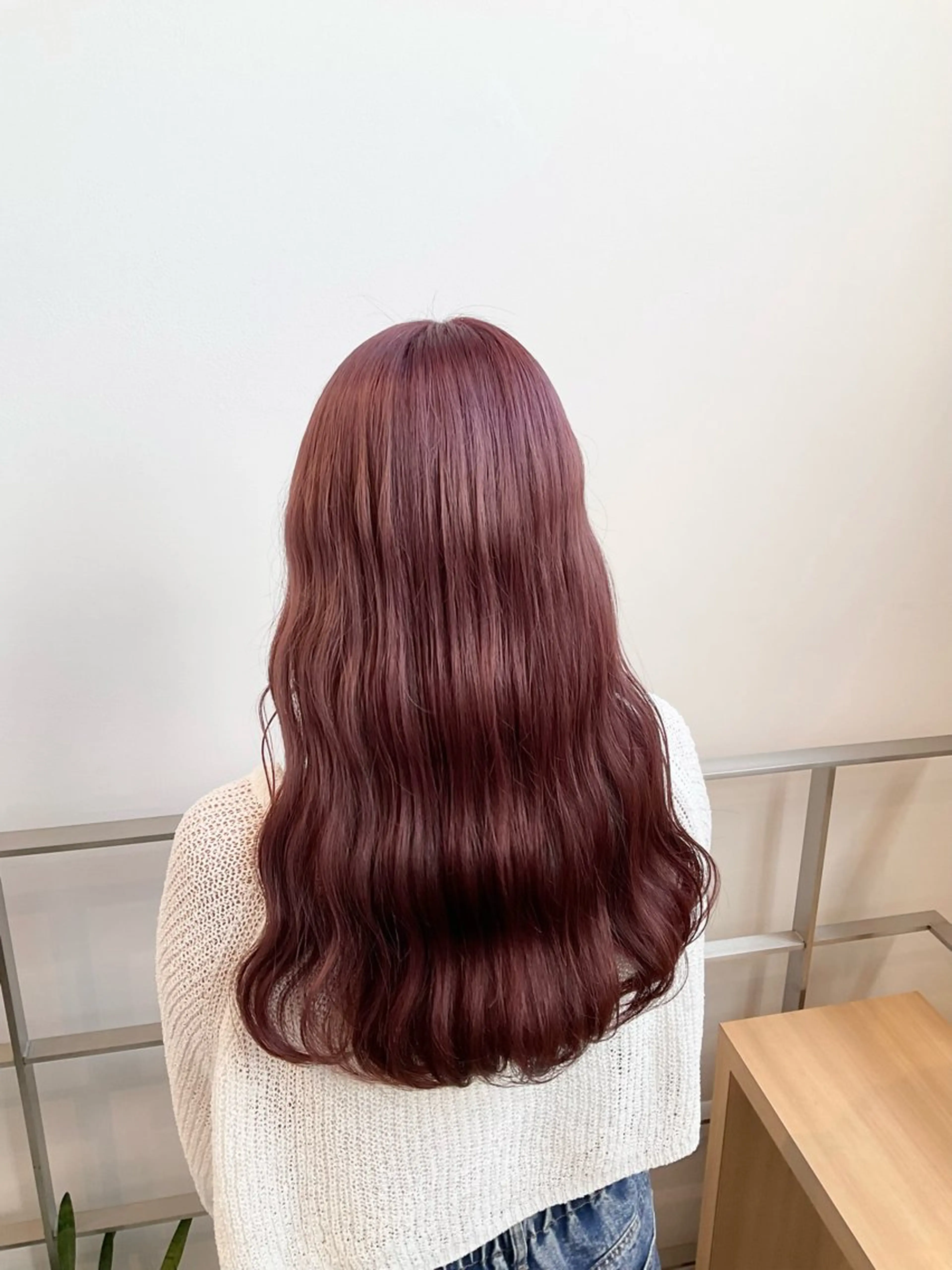 ロング カラー ラベンダーカラー ピンクカラー ピンクラベンダー ヘアカラー トリートメント ヘアセット yoshi ☆のヘアスタイル