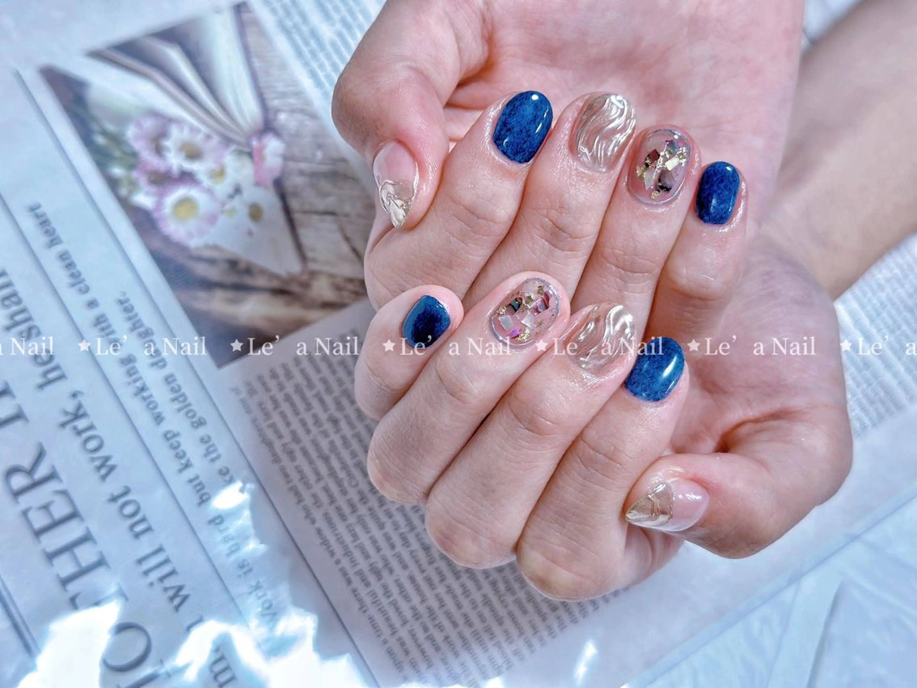 ショート カラー ネイル Le’a NailSalonのネイルデザイン