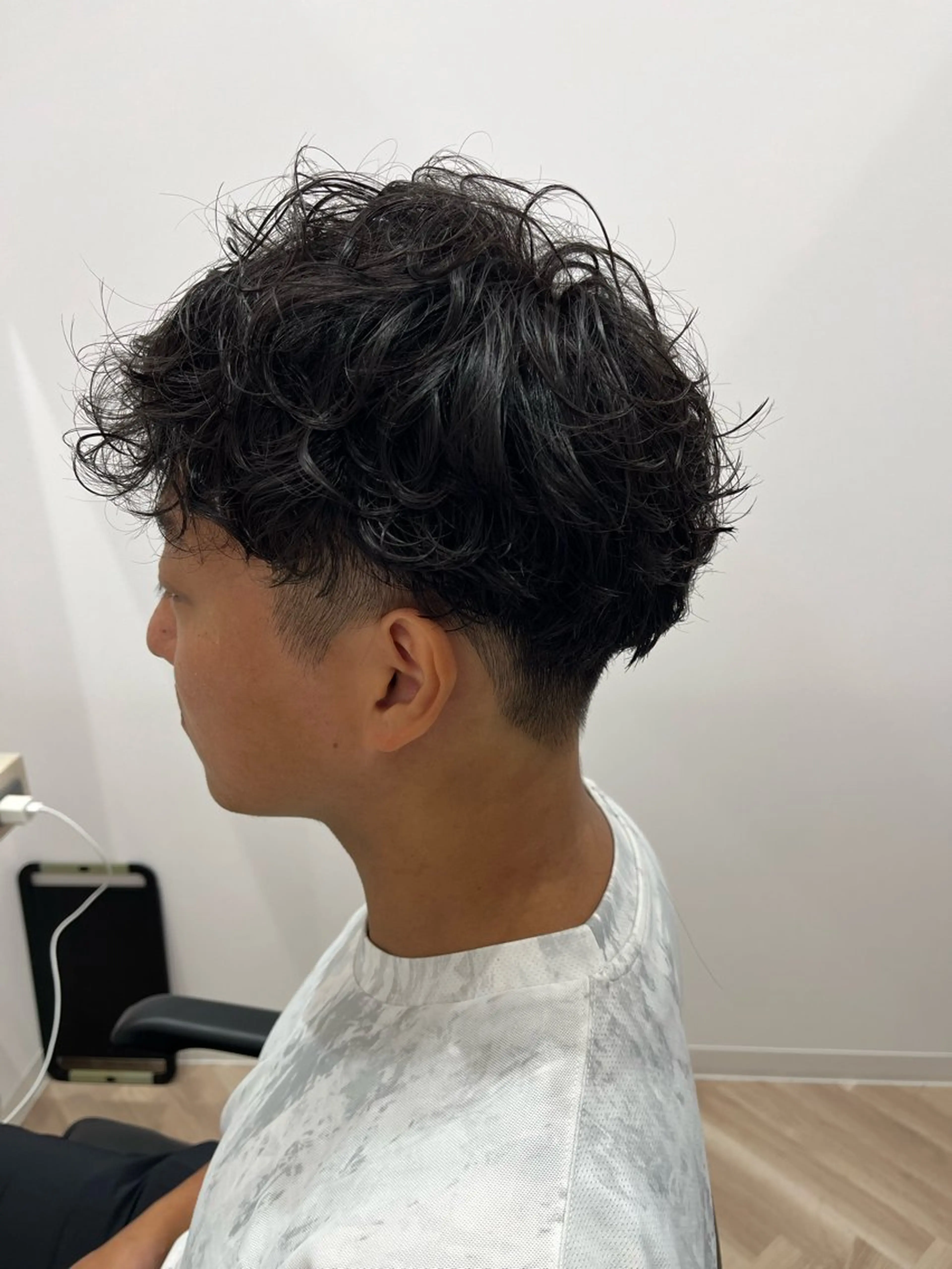 ショート メンズ メンズパーマ 🫧ぷる艶カラー🫧 Yuubi🦩のヘアスタイル