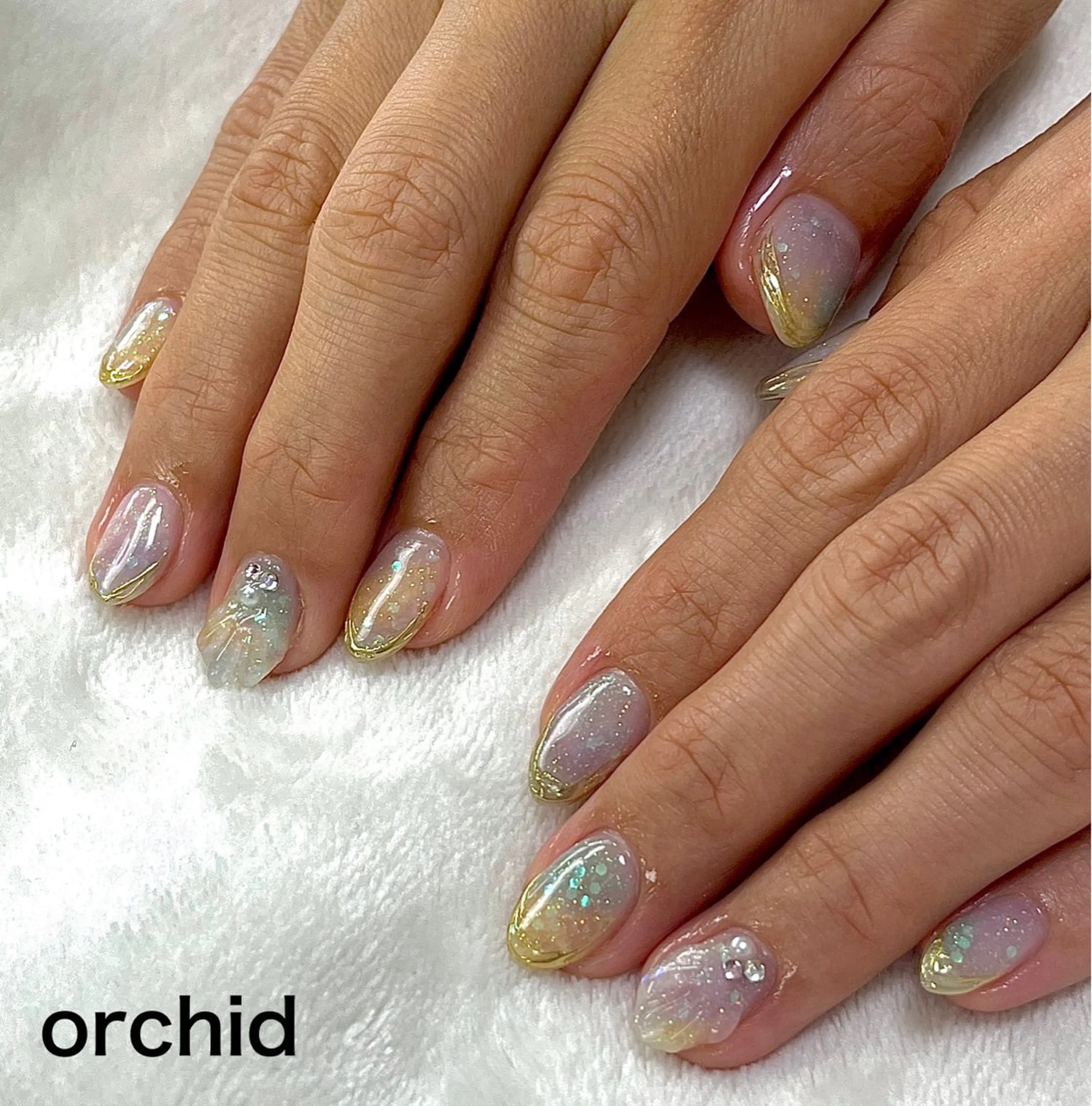 ネイル orchid ♡オーキッドのネイルデザイン