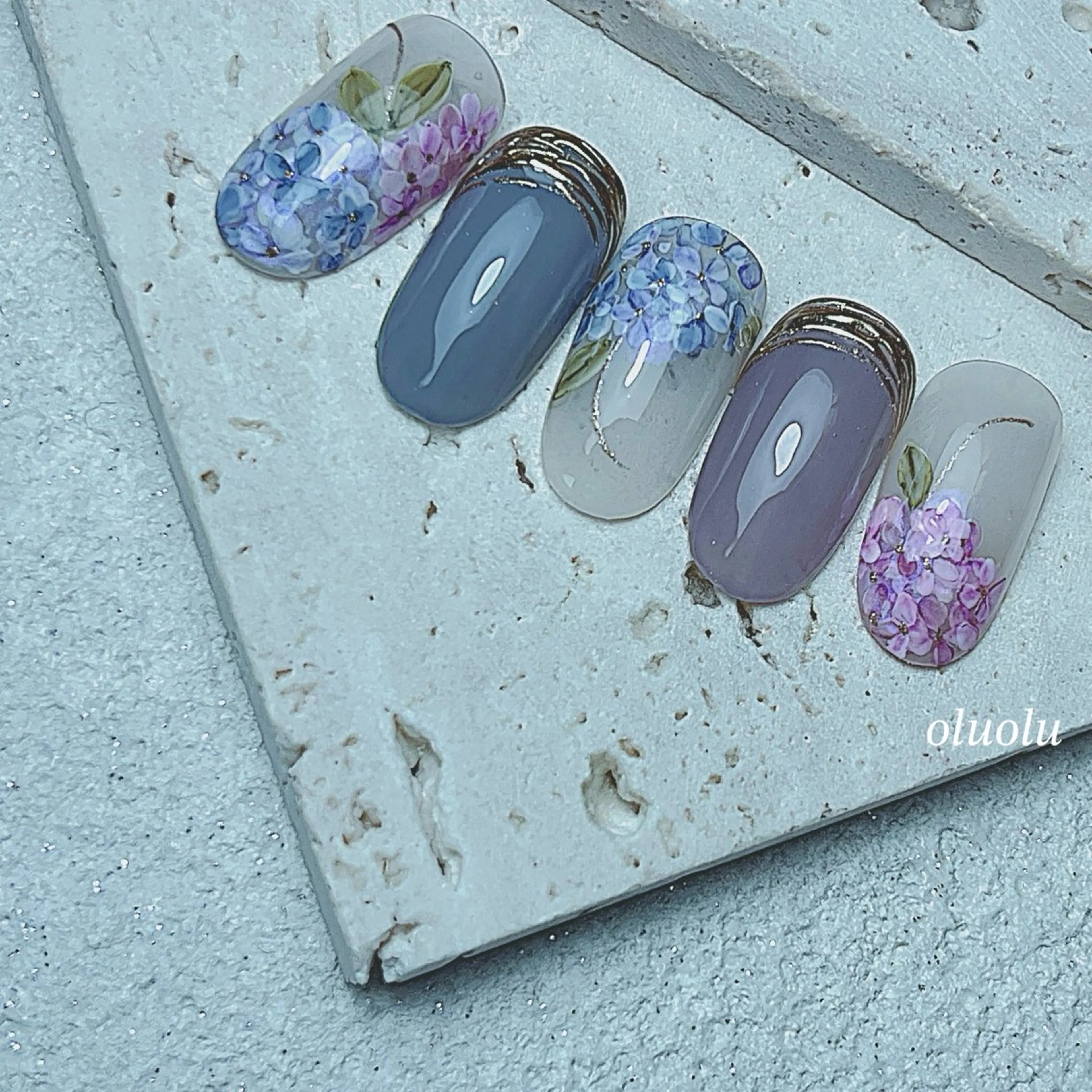 ネイル アートネイル フラワーネイル フットネイル ハンドネイル 大村 紬華のネイルデザイン