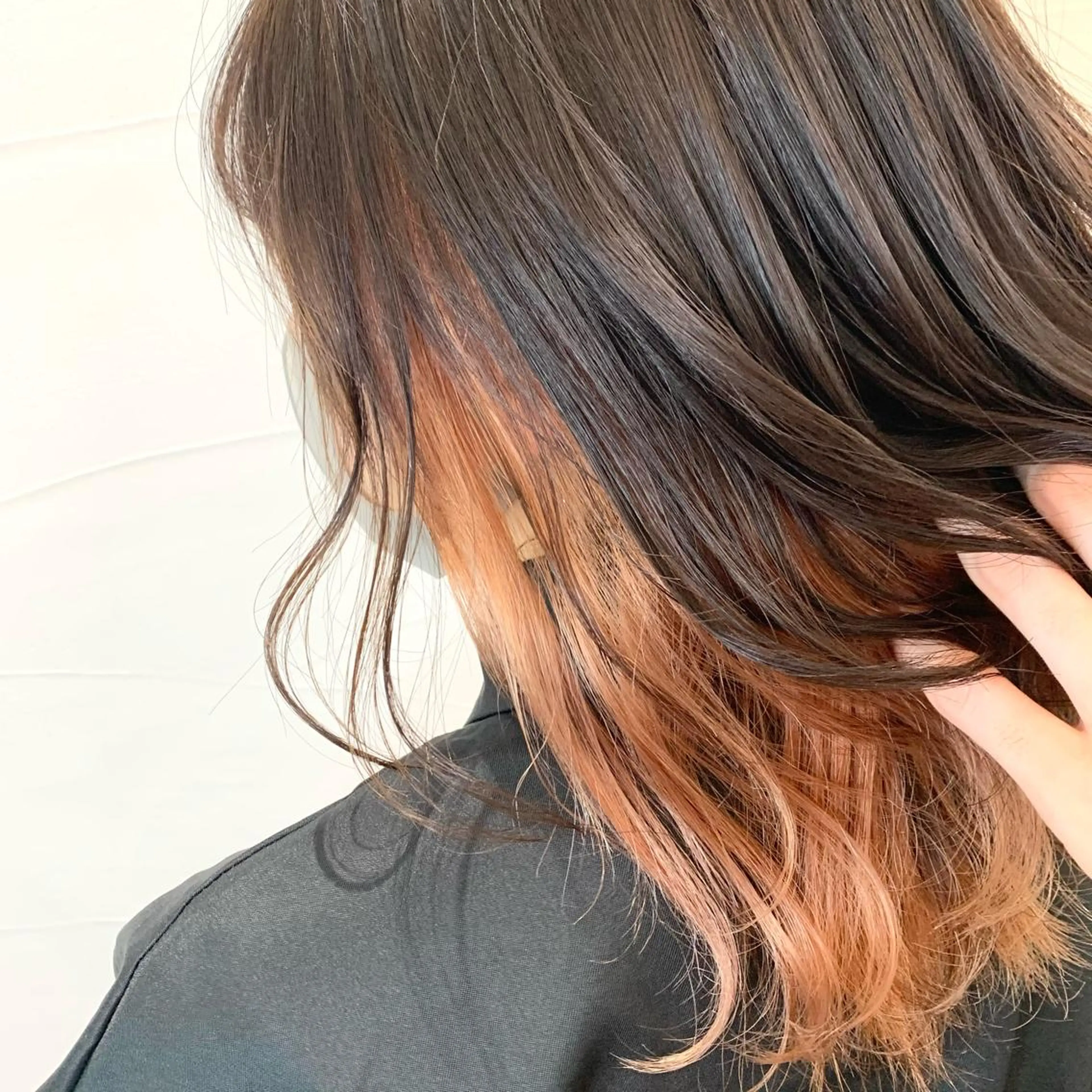 カラー アディクシーカラー バレイヤージュ ブリーチ ケアブリーチ 透明感カラー ヘアカラー 水戸/ブリーチカラー ♠️♠️會澤遼真のヘアスタイル