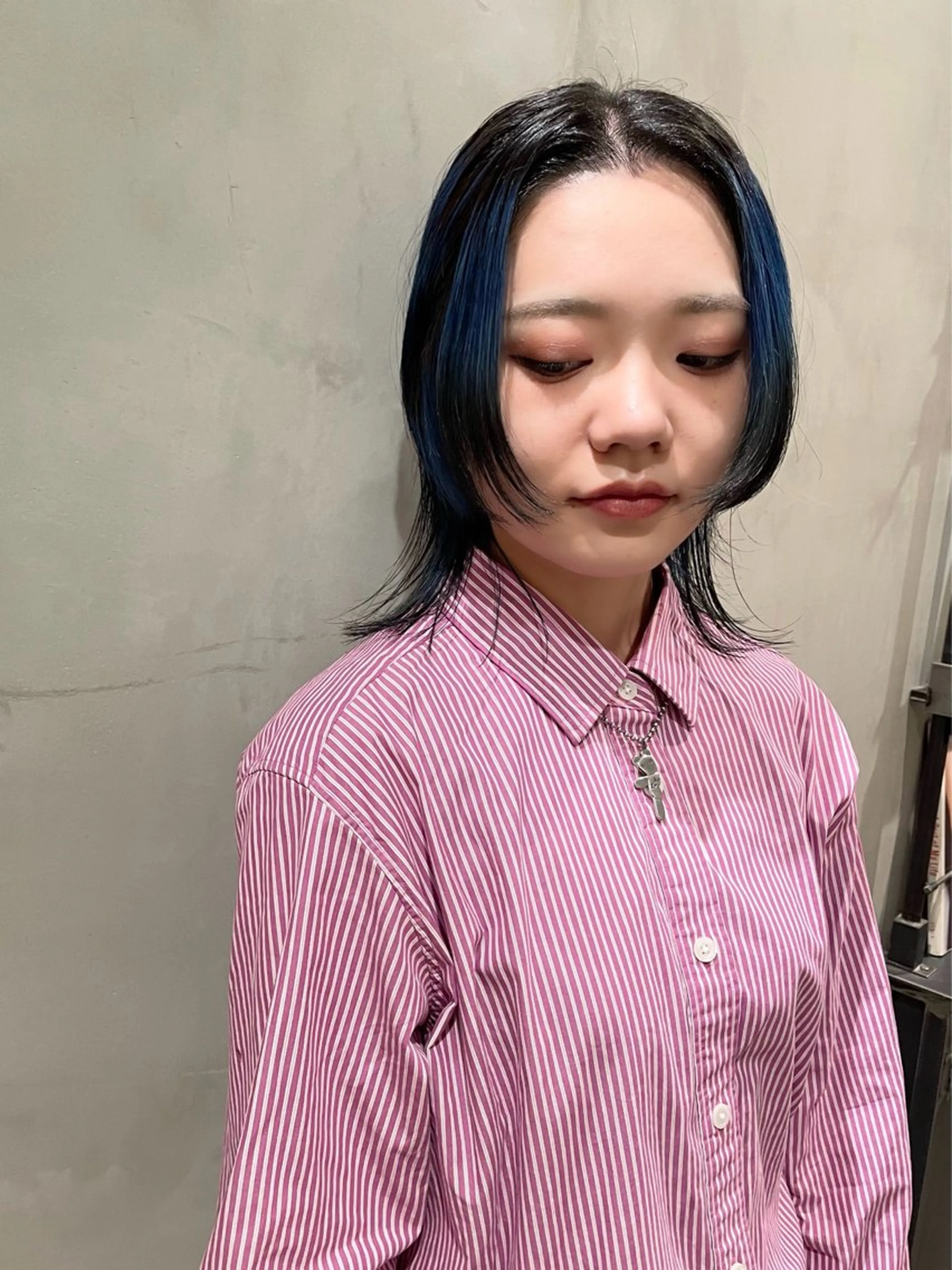 ミディアム カラー カット ヘアカラー トリートメント 優作 〜圧倒的信頼〜のヘアスタイル