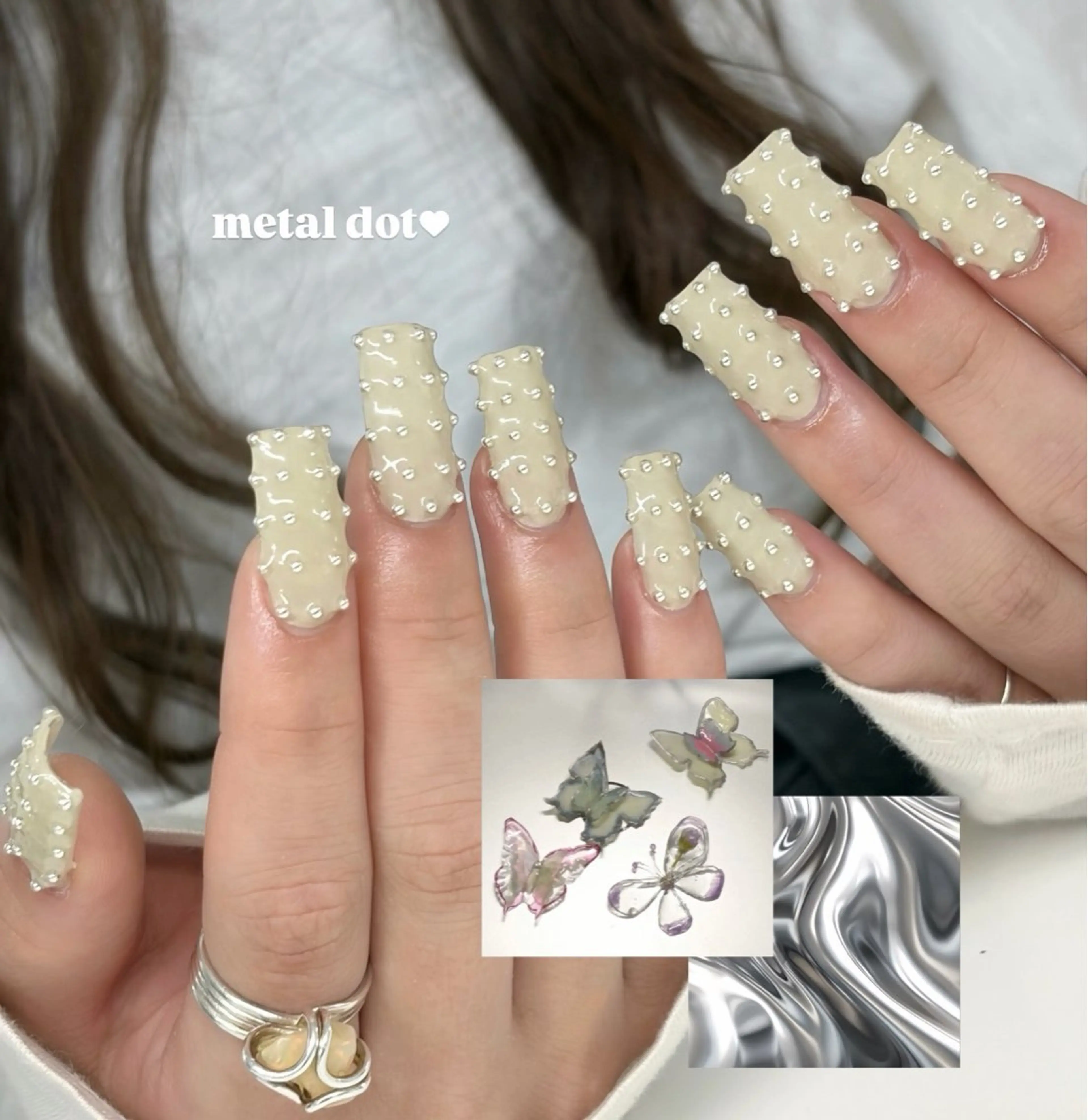 ネイル ハンドネイル Bitty／ SENA⋆˙⟡ —のネイルデザイン