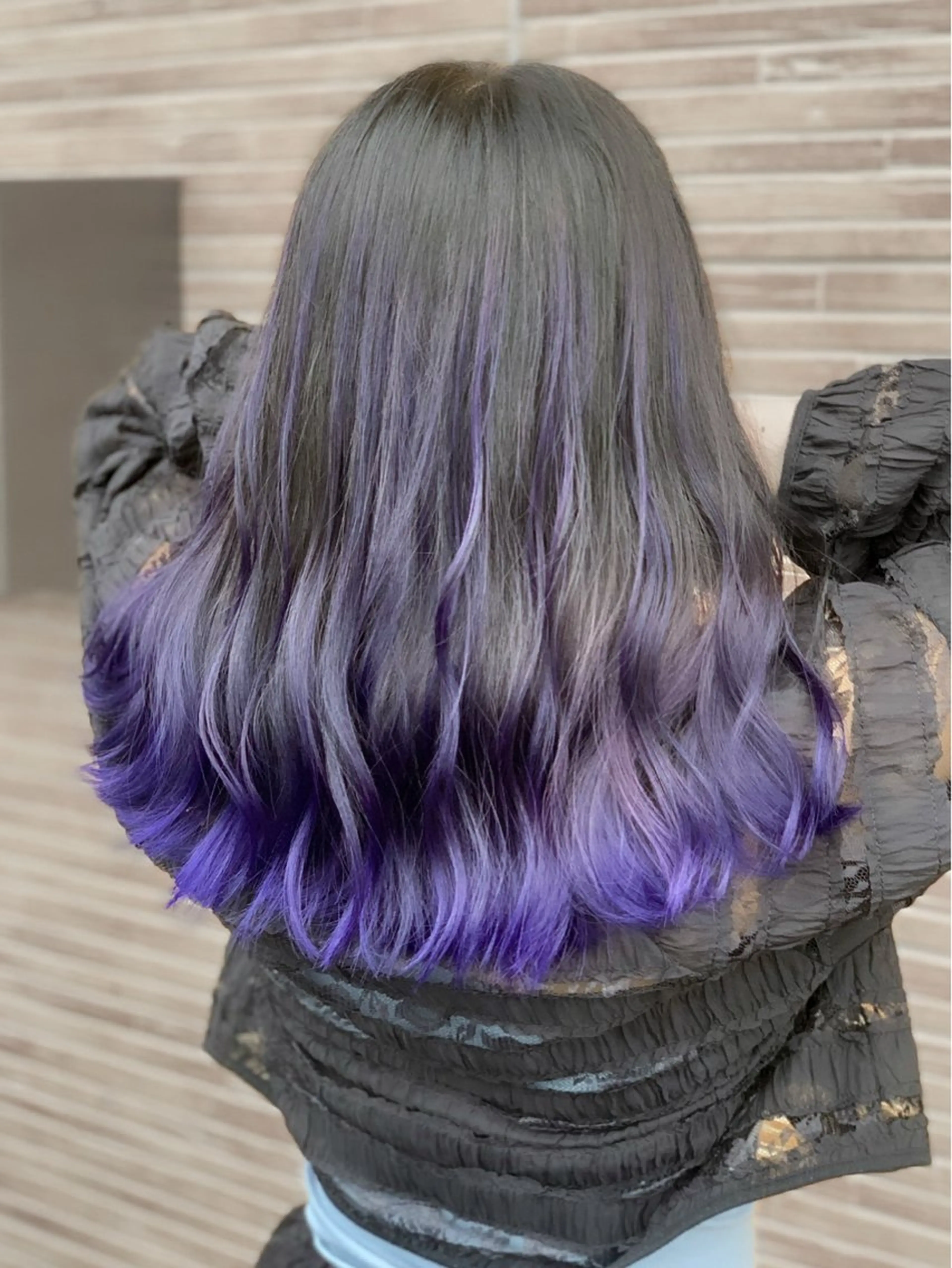 セミロング セミロングパーマ ボブ ハイライト 髪質改善 韓国風ヘア ヘアカラー トリートメント メンズスタイル バレイヤージュ　齋藤のヘアスタイル
