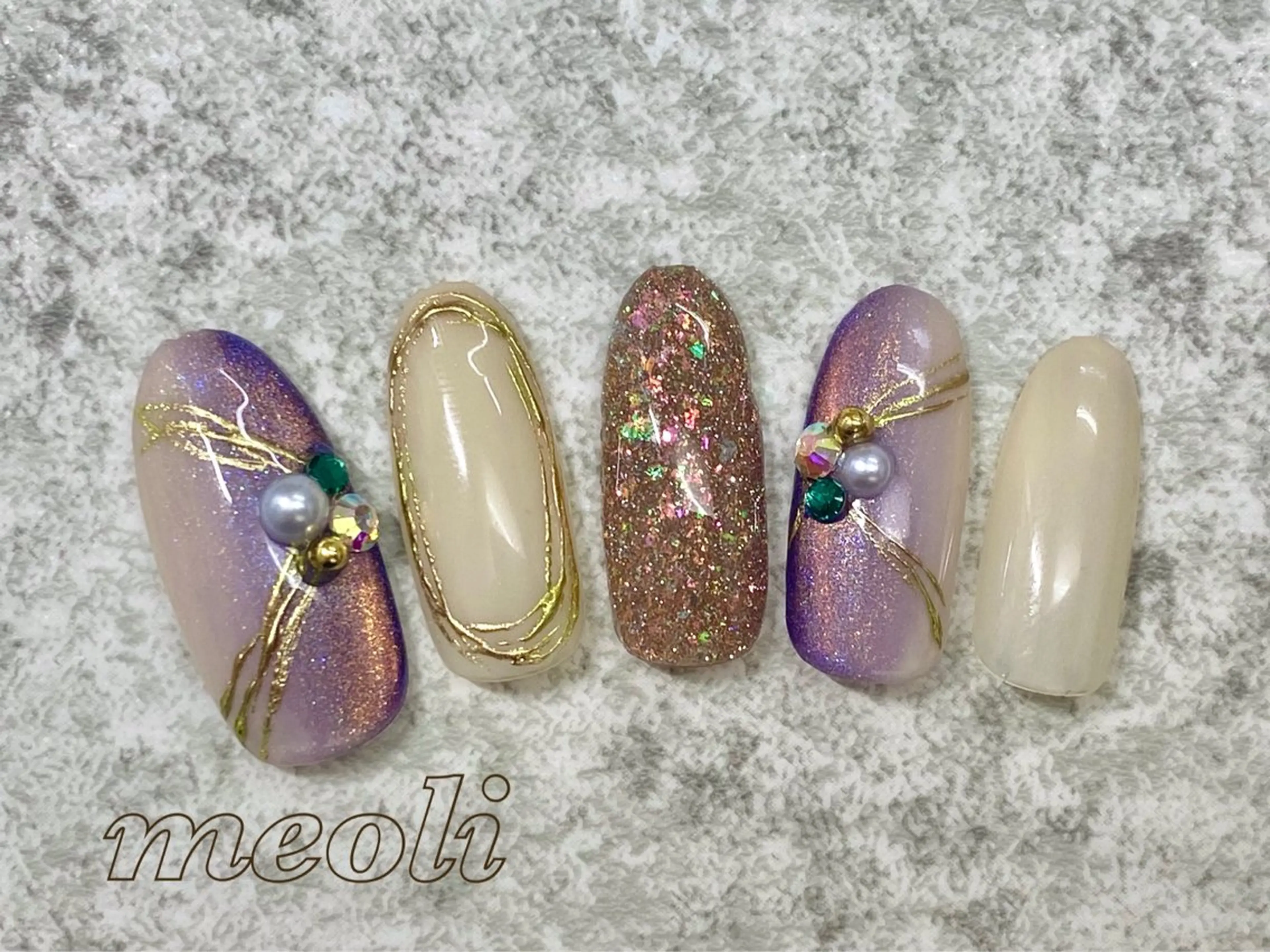 ネイル ハンドネイル nail salon meoli メグのネイルデザイン
