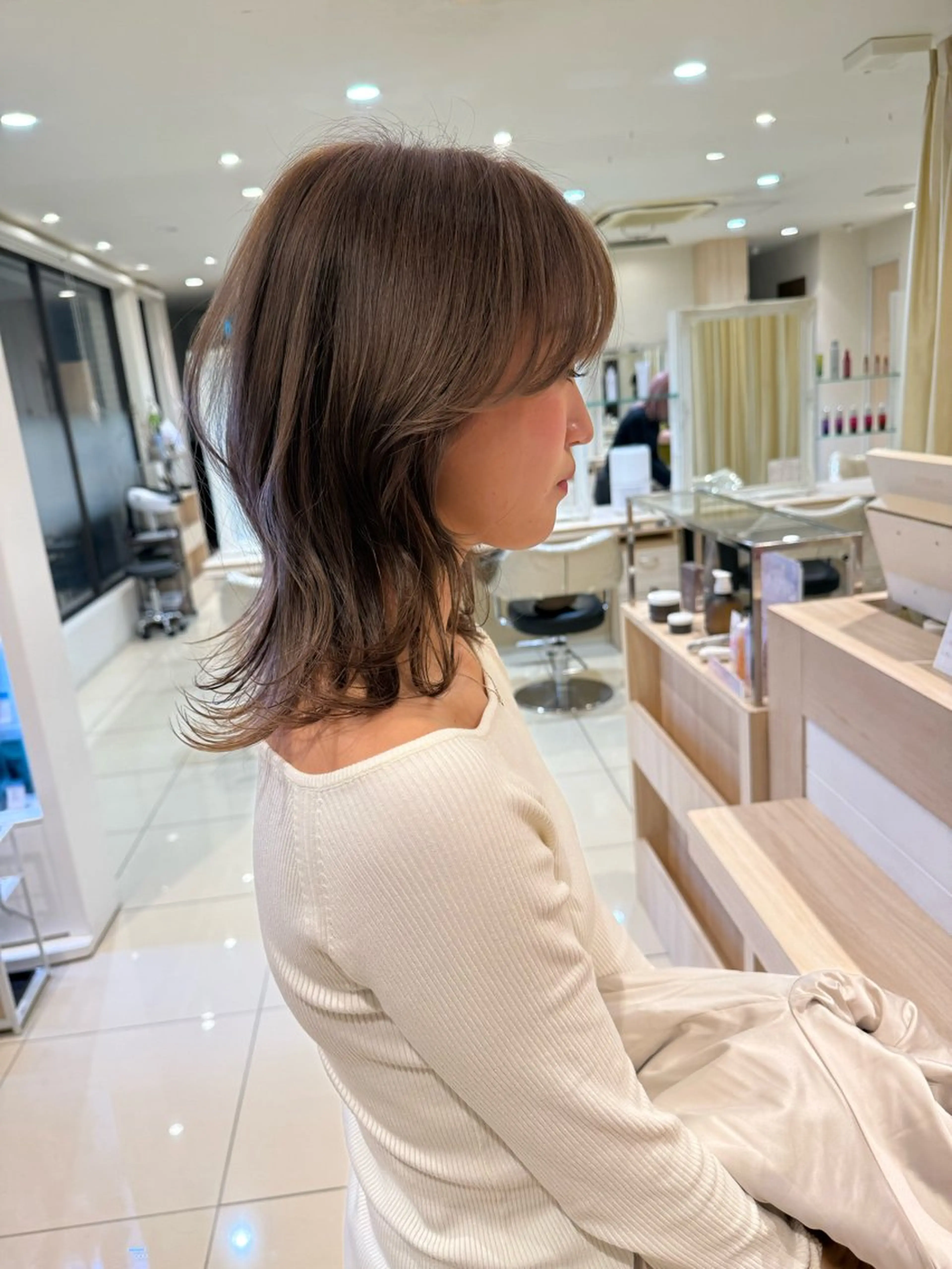 カラー モデル様募集中 🤍𐙚アンジュのヘアスタイル
