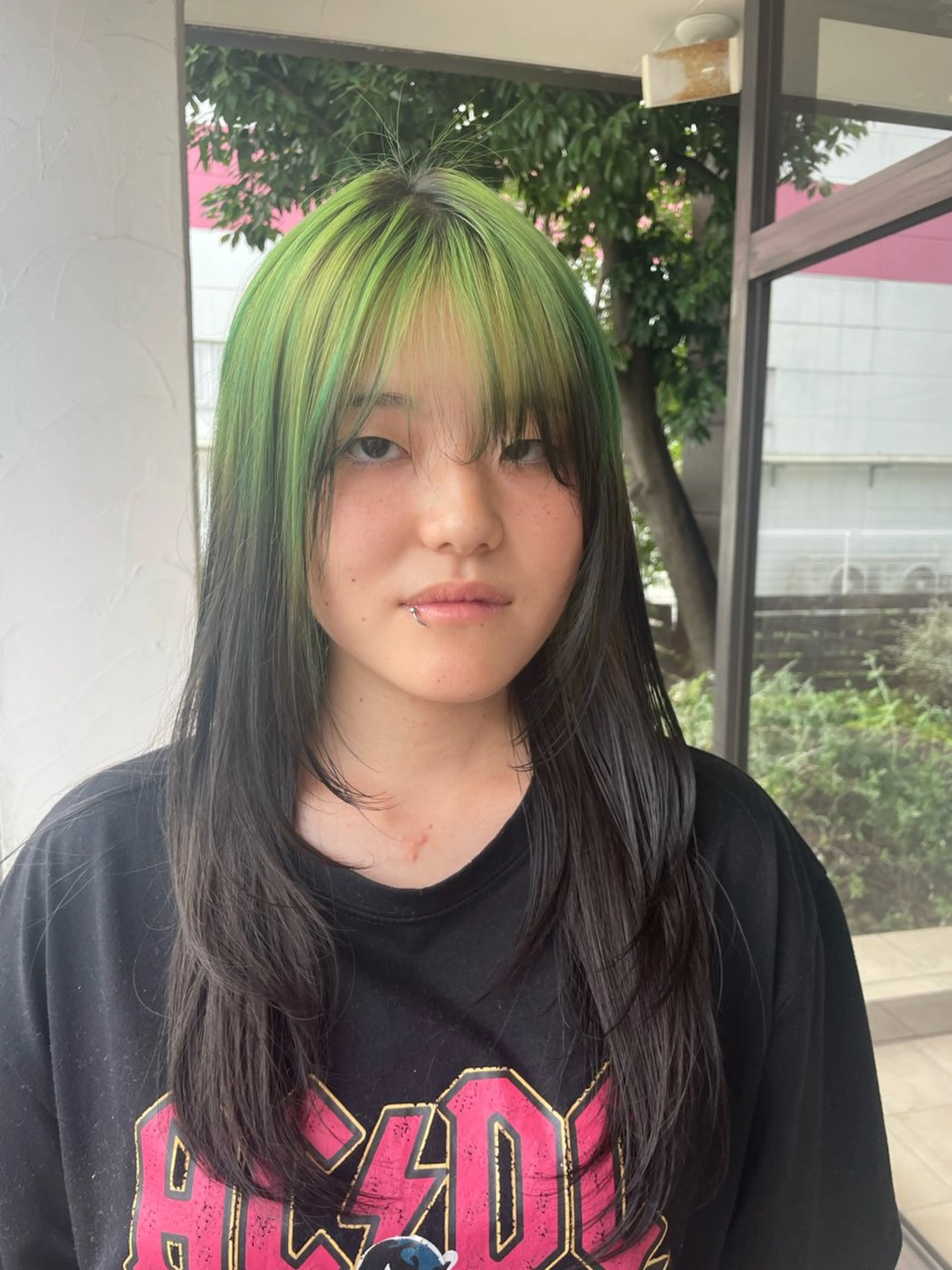 ロング カラー 梨子🐣艶カラー🌈 ダメージレス💖のヘアスタイル