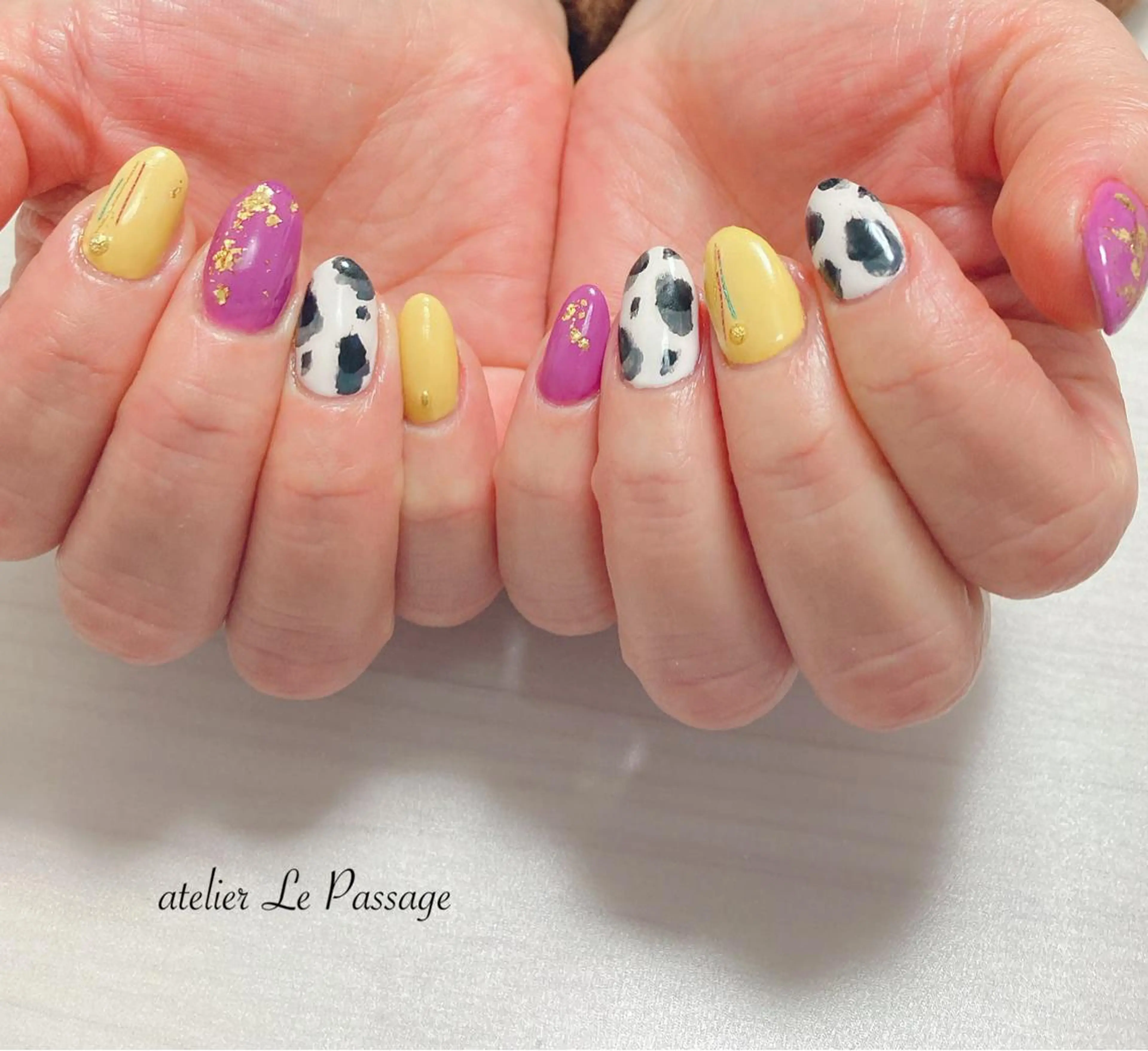 ネイル ジェルネイル キラキラネイル ラメ(グリッター) ミラーネイル ニュアンスネイル h nakatsukaのネイルデザイン