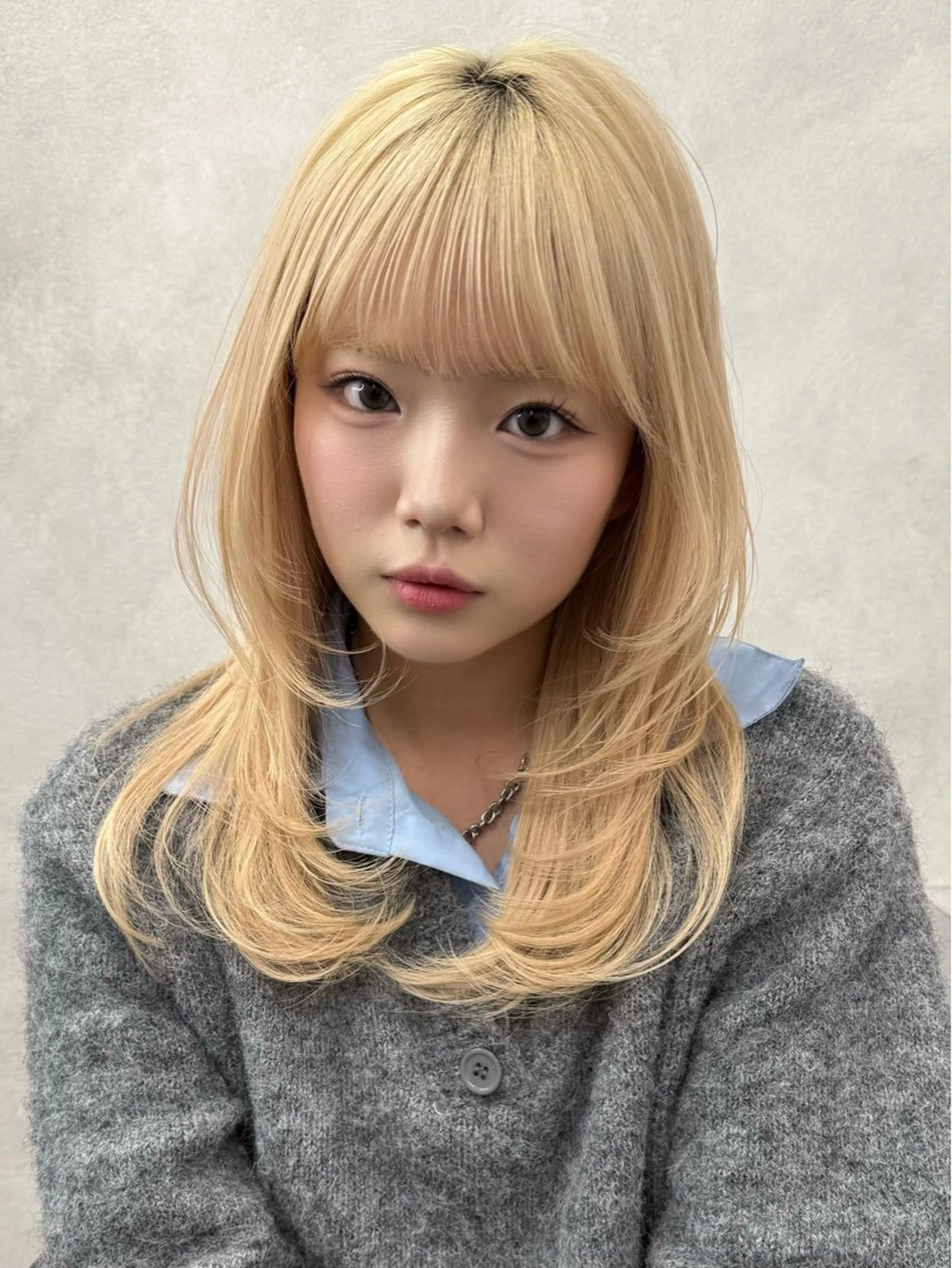 ミディアム ヘアカラー 🍎森貝洋亮🍎 ブリーチカラー特化のヘアスタイル