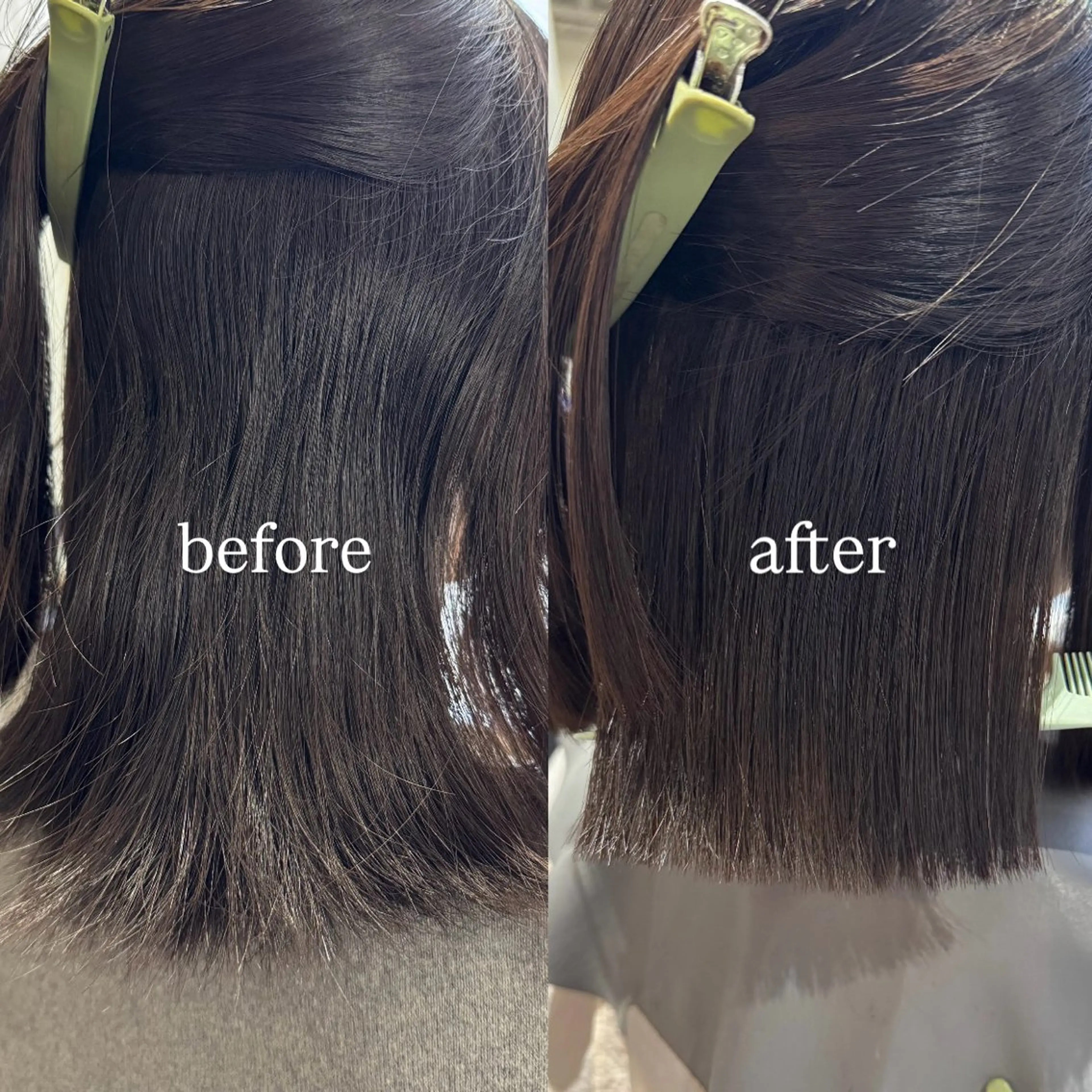 ミディアム カット 縮毛矯正 🌈ボブ/ショート/ 梅田美容室🌈もあのヘアスタイル