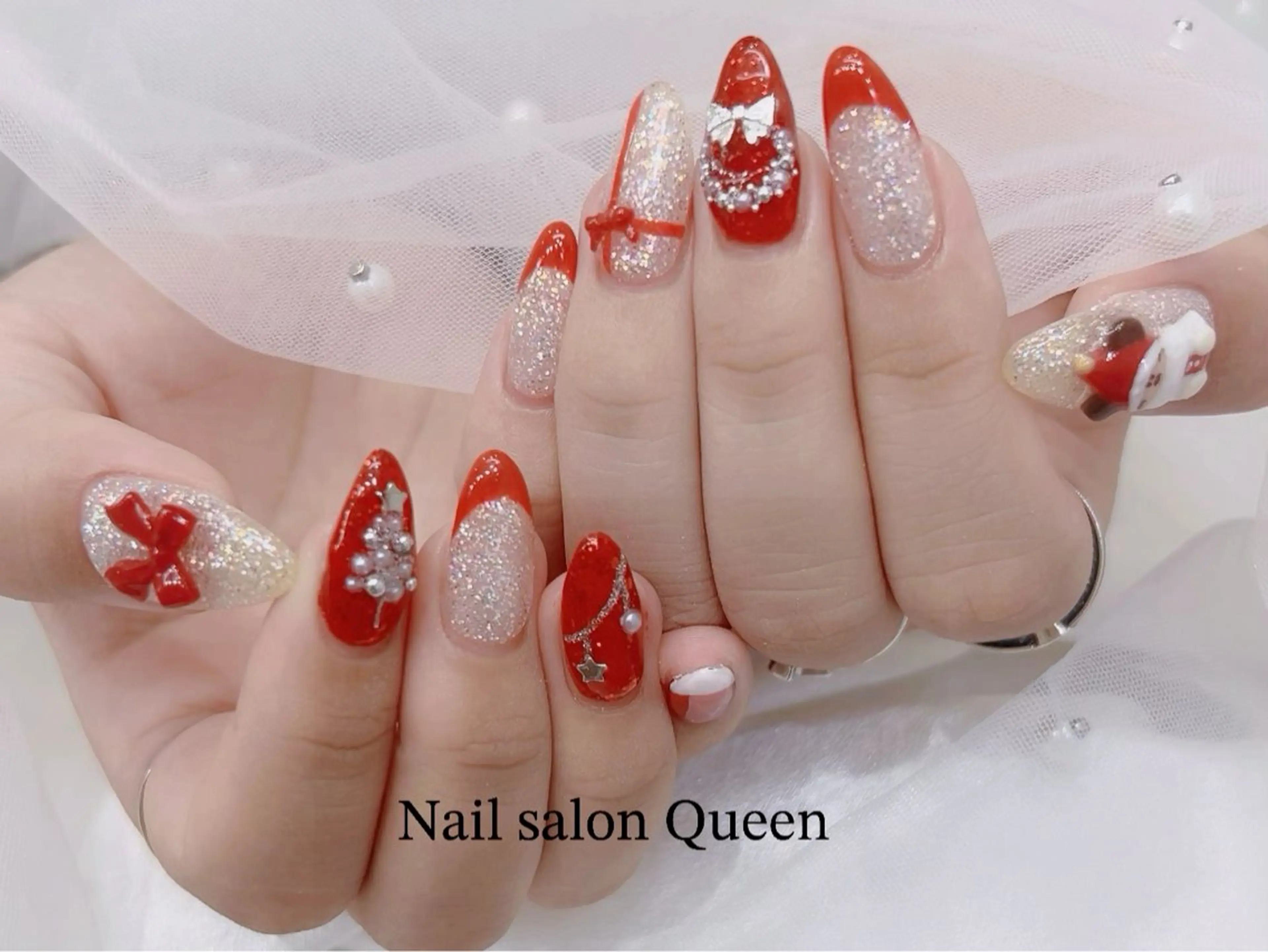 ネイル ハンドネイル ネイルサロンクイーン 東京/新宿/大久保のネイルデザイン
