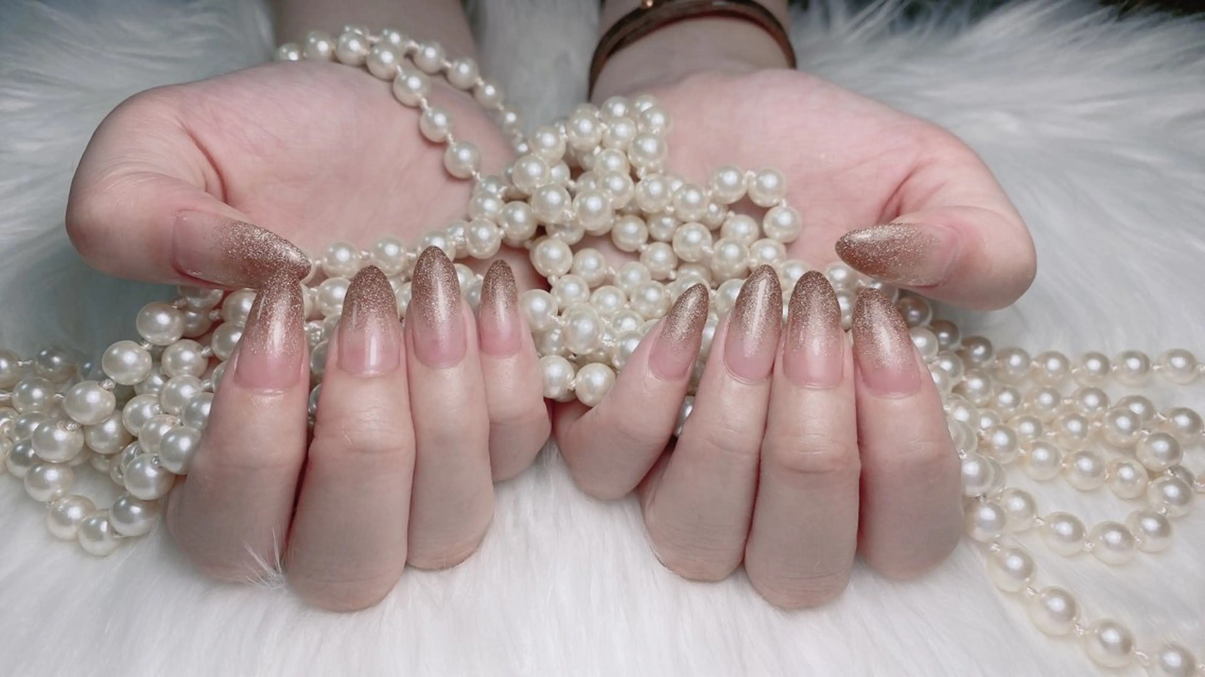 ネイル ハンドネイル オーシャン スカルプネイルサロンのネイルデザイン