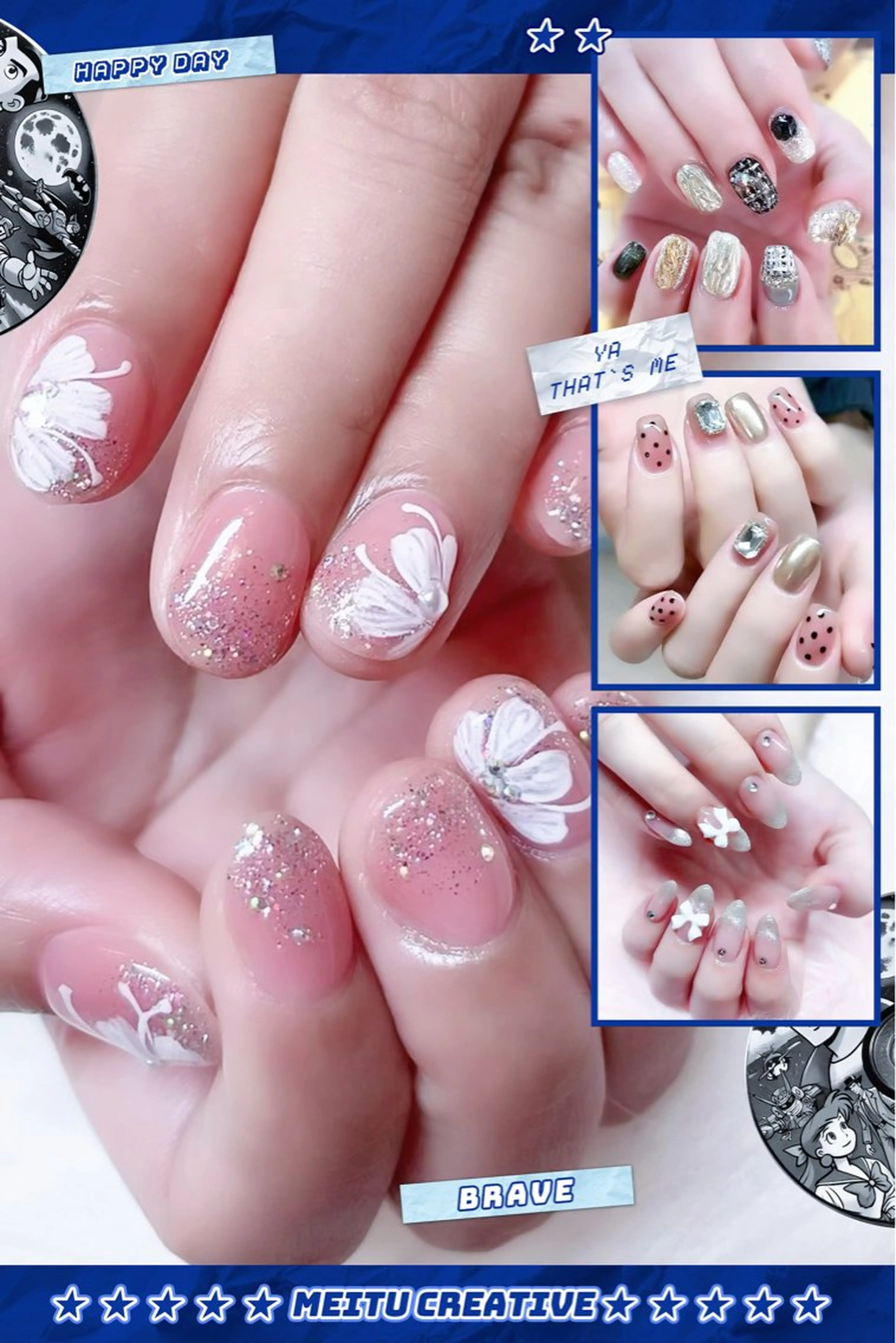 💅持ち込みやり放題🌸豪華無限制(パーツの種類が豊富)つけ放題🤩(7日以内お直し、オフ無料)の写真