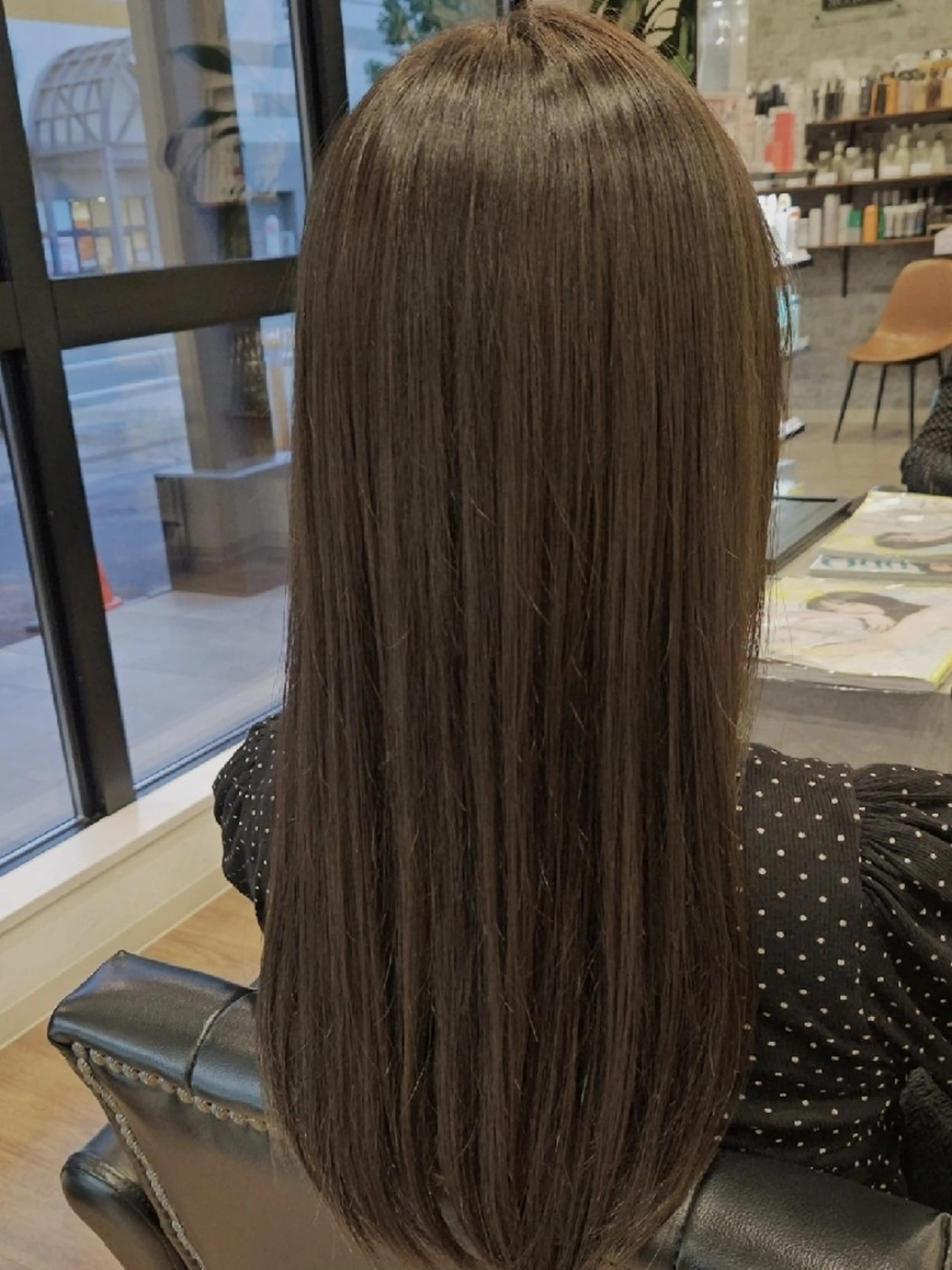 ロング カラー カット ヘアカラー トリートメント 関口 友菜のヘアスタイル