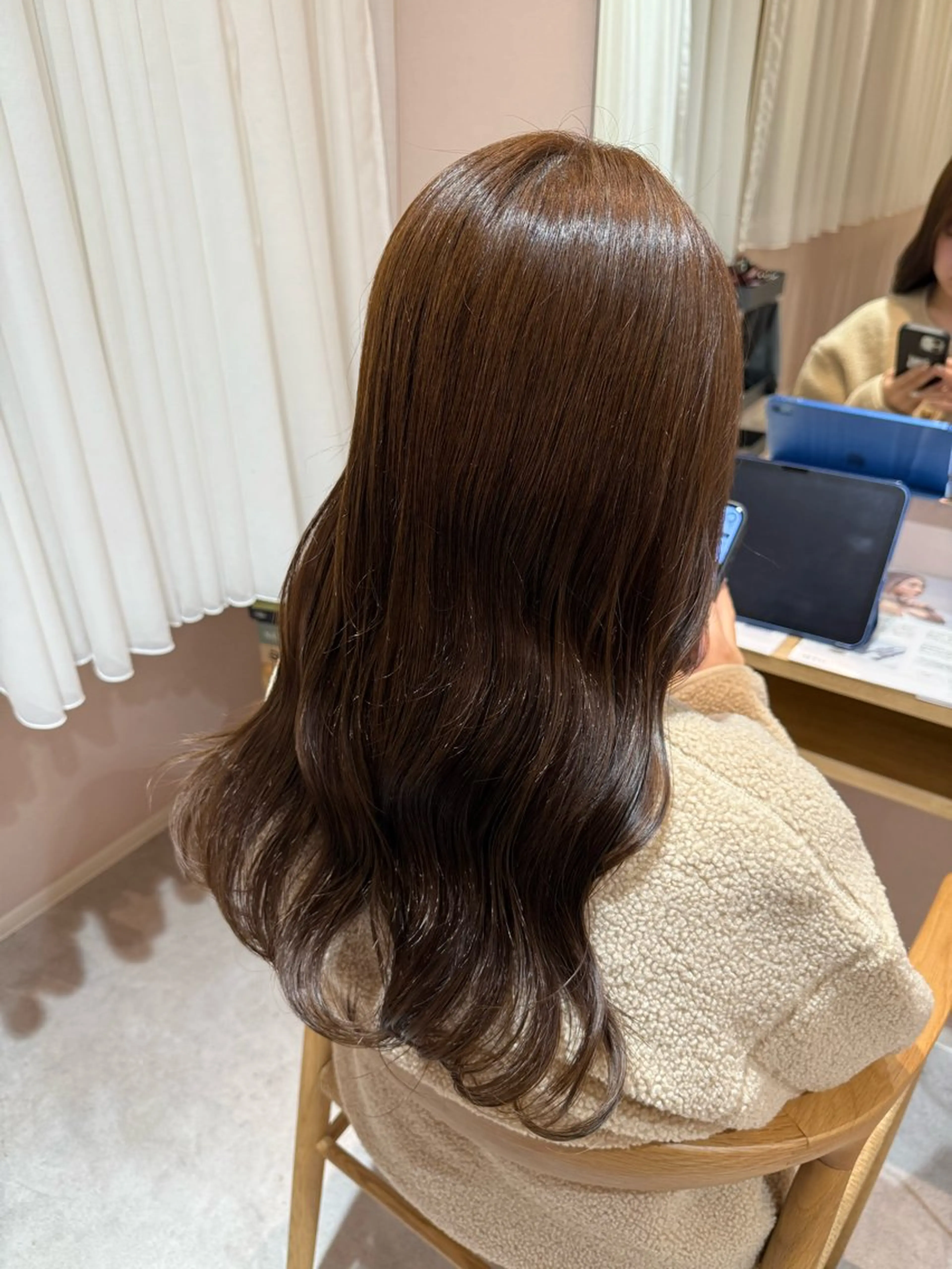 全体カラー+AujuaオーダーメイドTR🫧お客様にピッタリのトリートメントをお選びします🎀꙳.*の写真