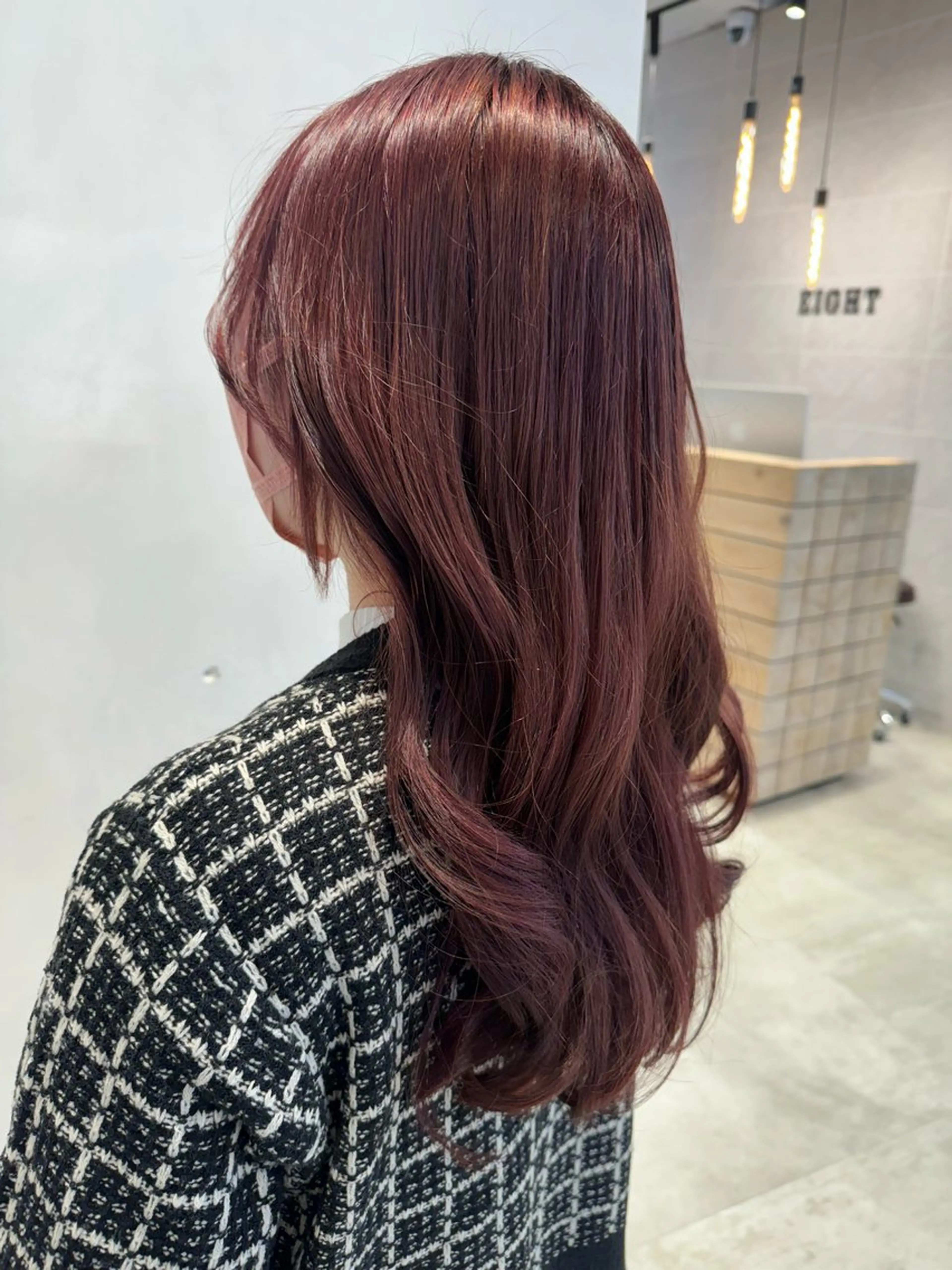 ロング カラー ブリーチ ブリーチなしカラー ピンクカラー ヘアカラー トリートメント 透明感カラー✨艶髪 制作🌱山根あゆみのヘアスタイル