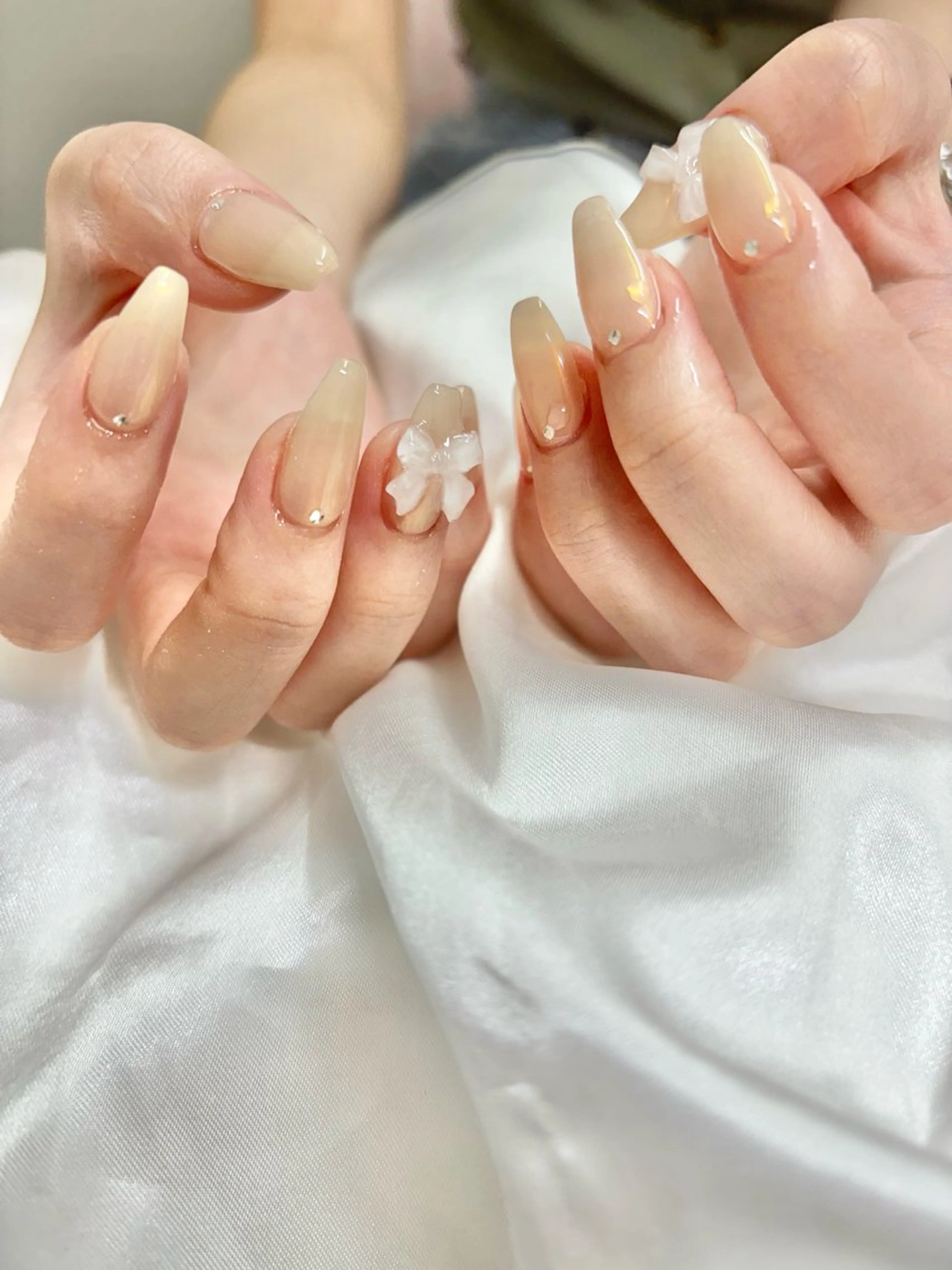 ネイル オーロラネイル nail* runa🌻のネイルデザイン