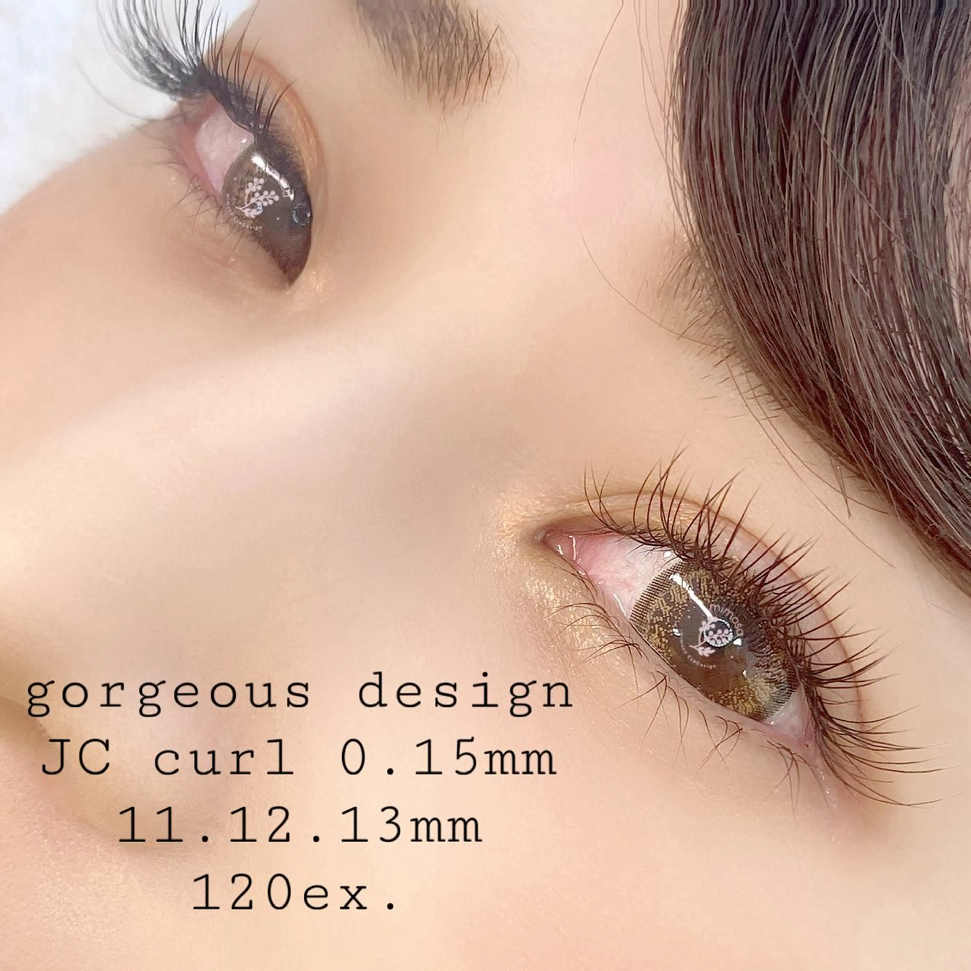 マツエク・マツパ マツエク mimośa. EyeDesignのマツエク・マツパデザイン