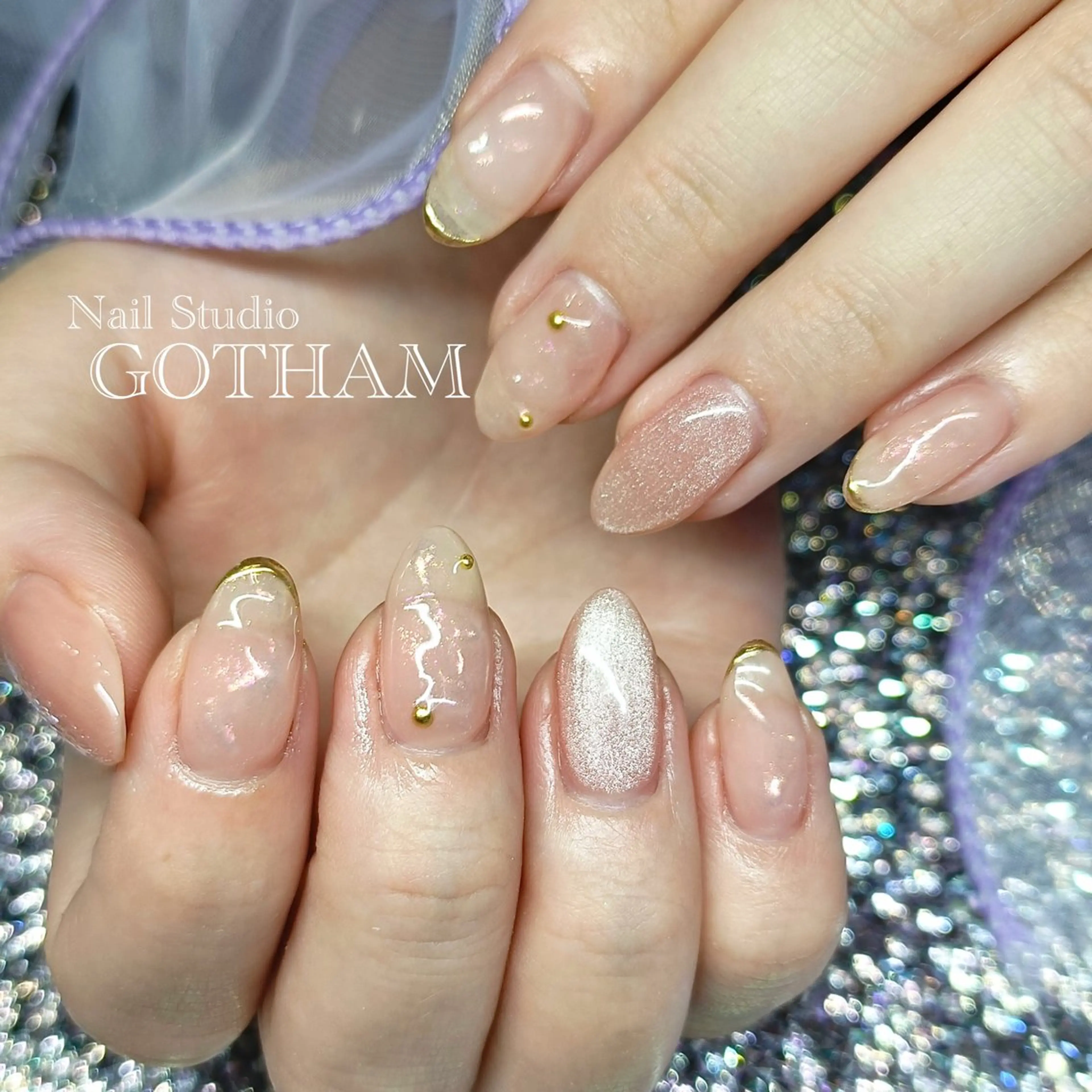 ネイル ハンドネイル Nail Studio GOTHAM所属・高円寺駅からすぐ🌈 ネイルGOTHAMのネイルデザイン
