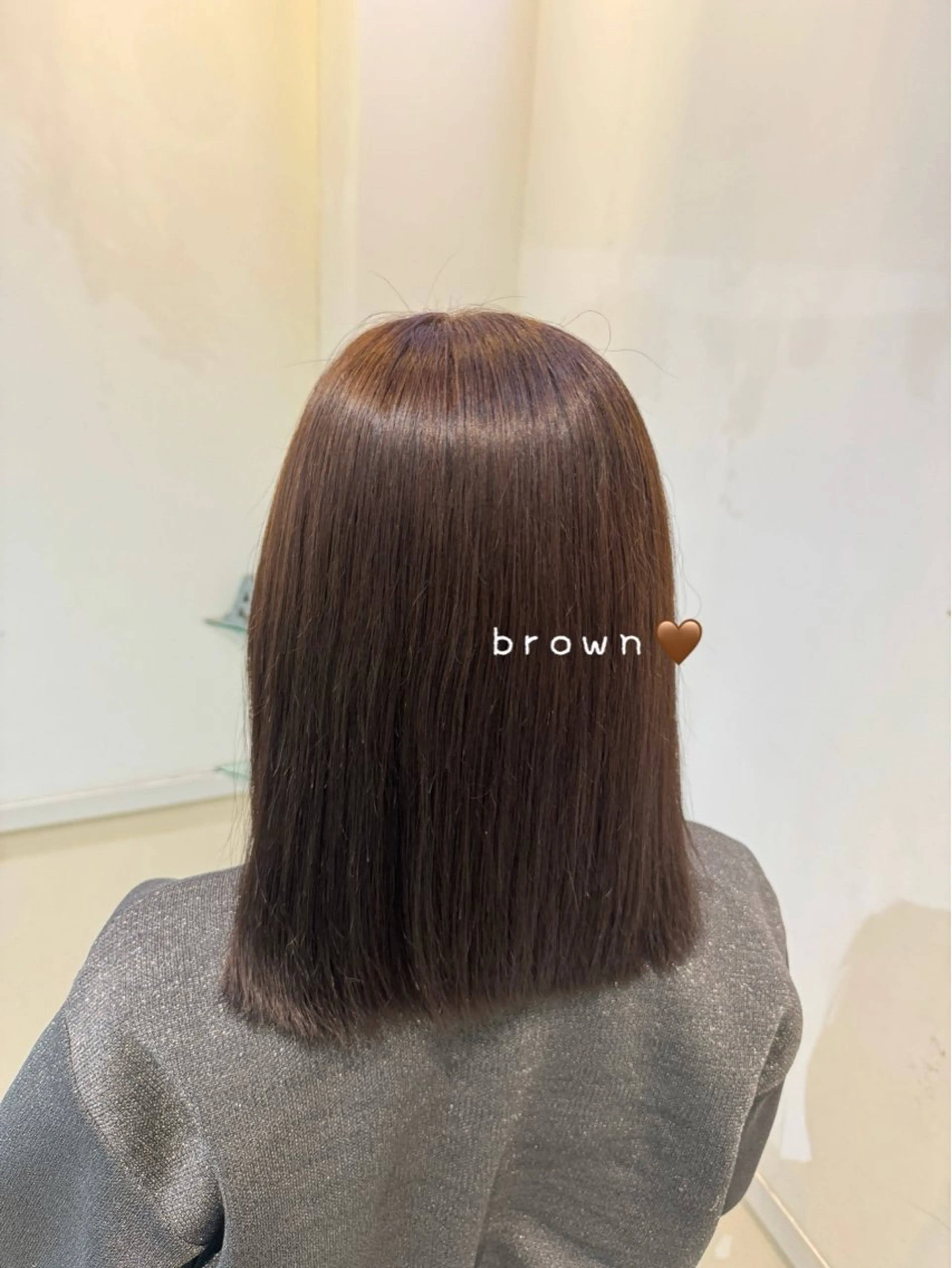 カラー 透明感カラー🧁🩰 🫧仲松良菜🎀のヘアスタイル