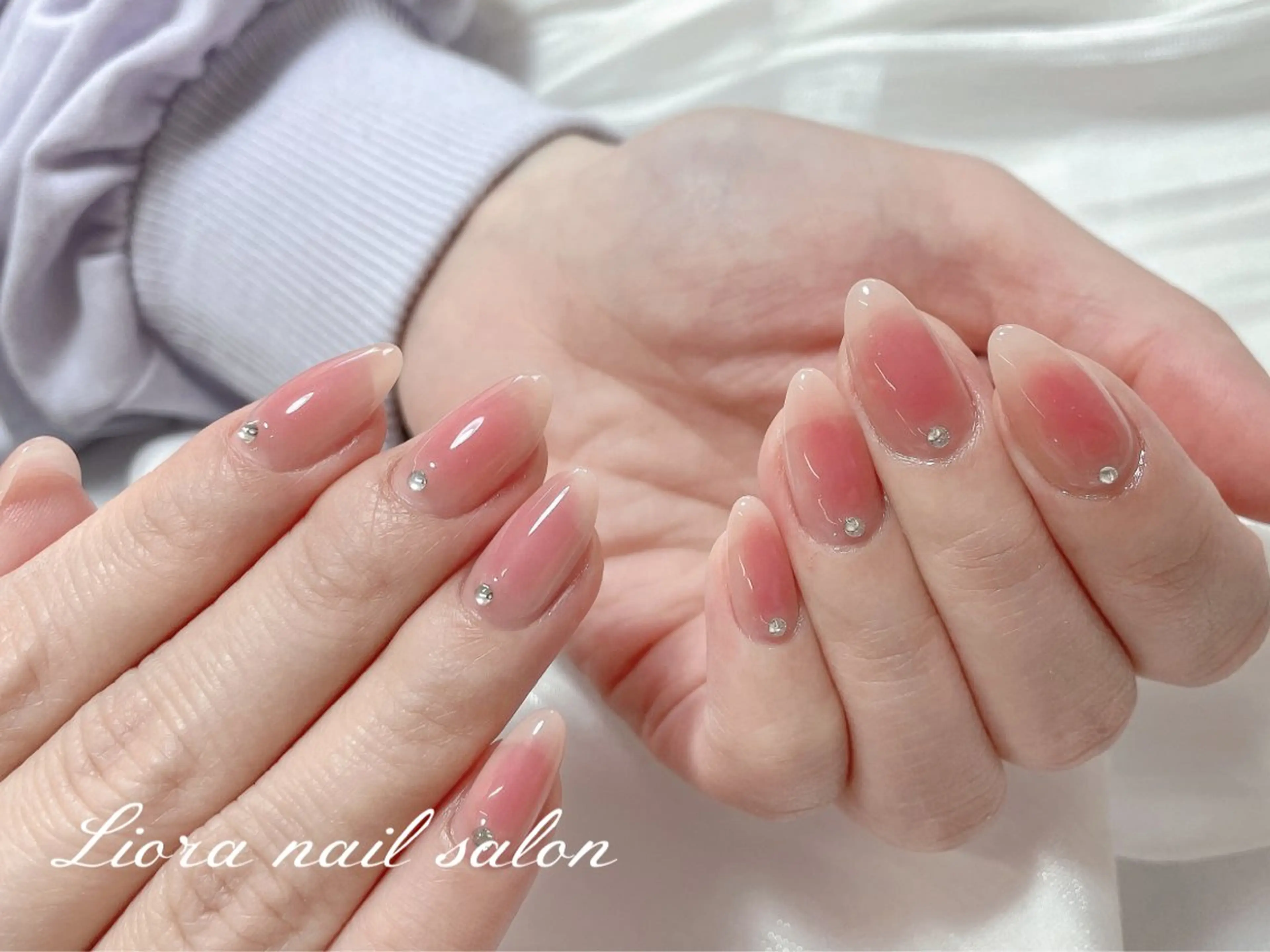 ネイル チークネイル フットネイル フレンチネイル ジェルネイル ガーリー ハンドネイル Liora nail スカルプ専門店のネイルデザイン