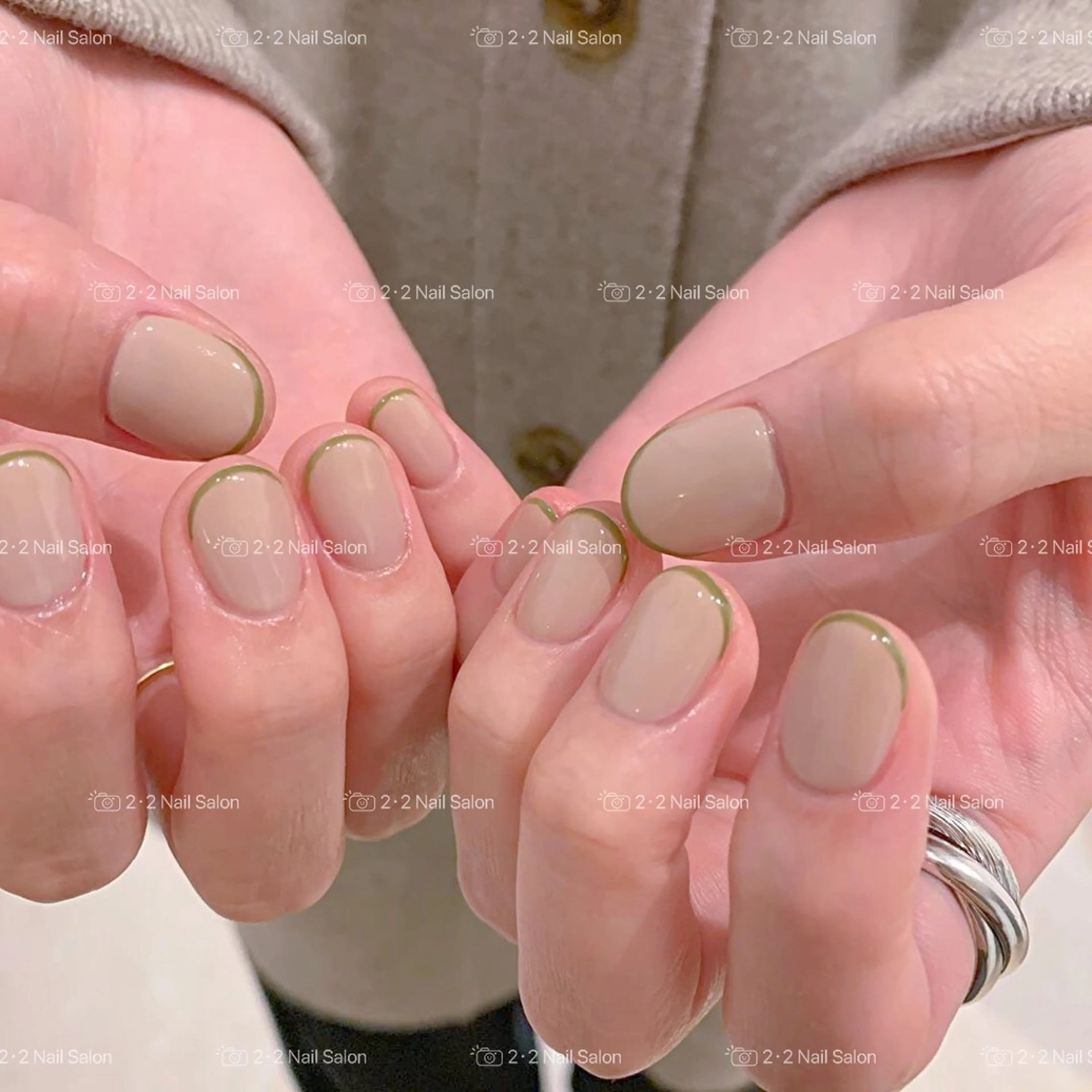 ネイル ハンドネイル 🦋y y Nail 🤍のネイルデザイン