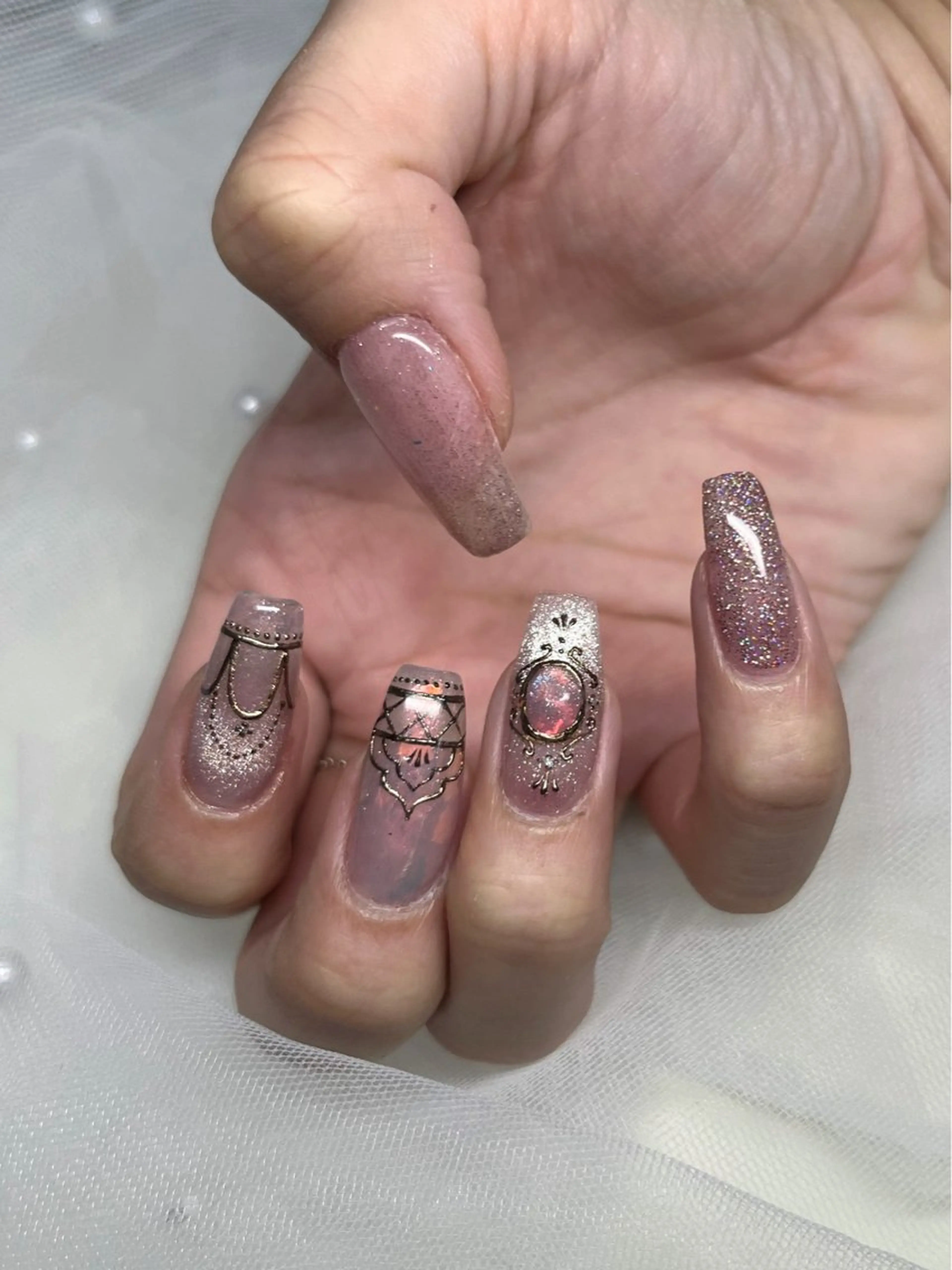 ネイル ハンドネイル なんば7nail YUZUHAのネイルデザイン