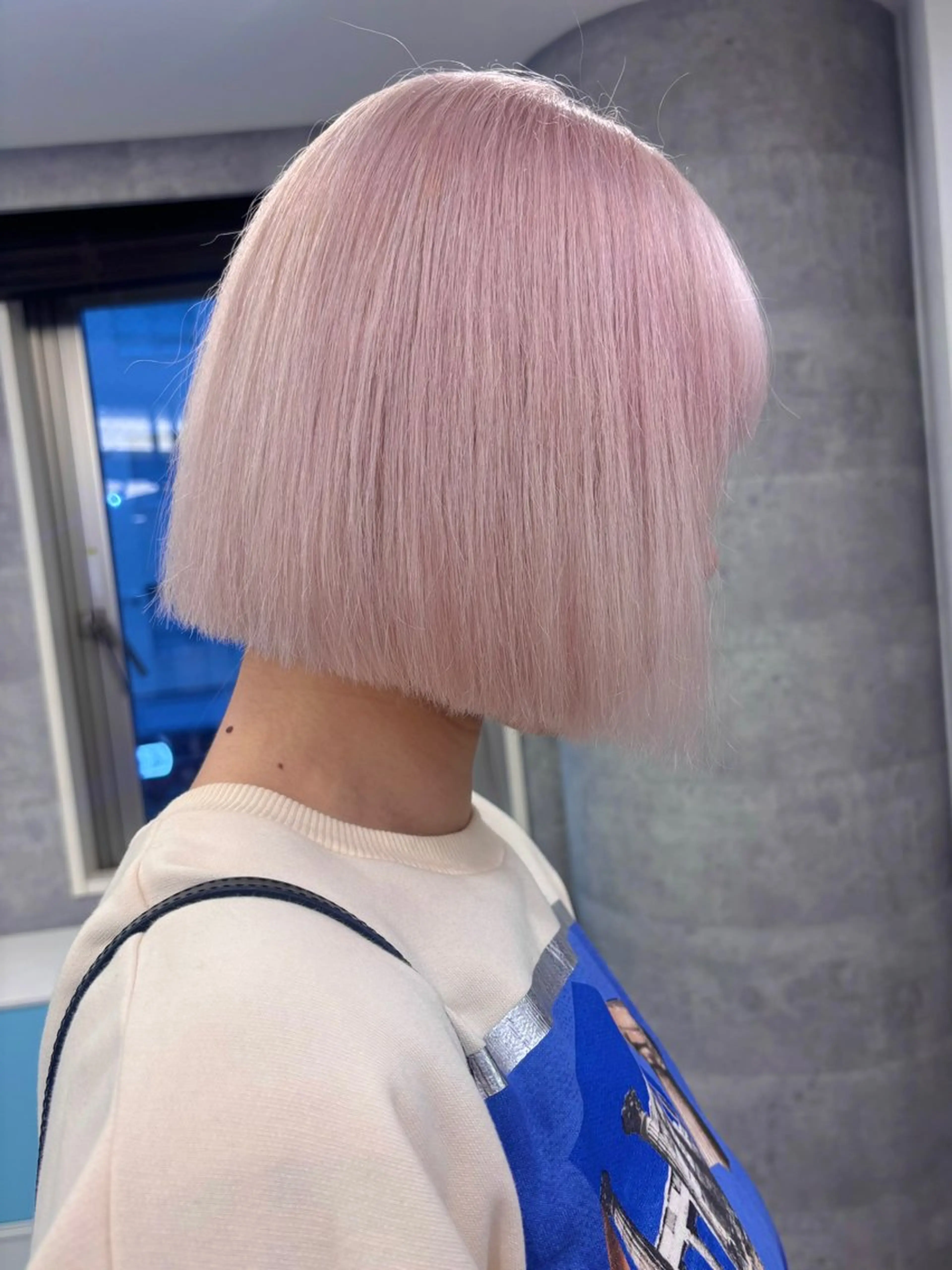 ショート カラー ブリーチ ハイトーンカラー ヘアカラー 韓国ハイトーンカラー kana♡のヘアスタイル