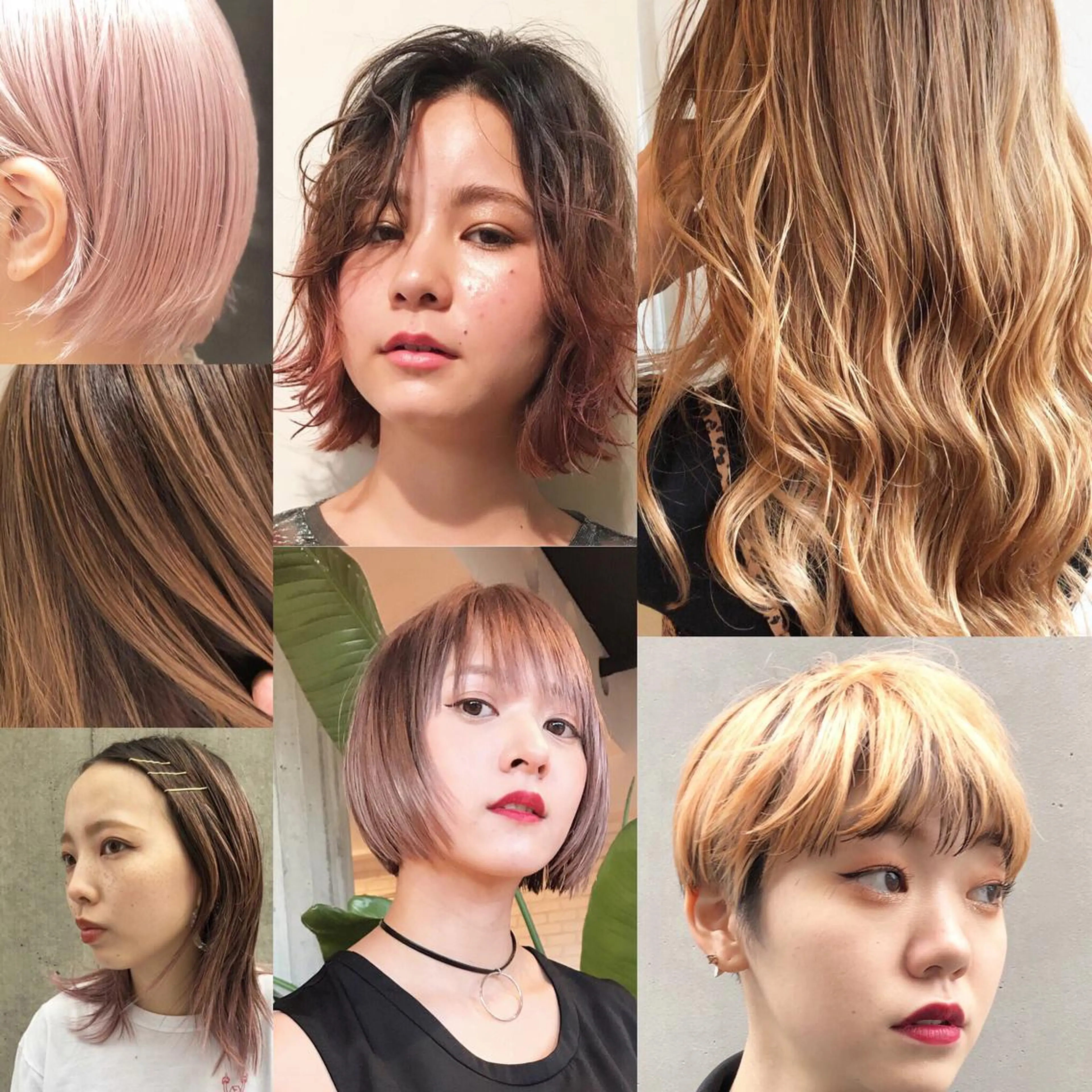 ミディアム カラー ヘアカラー 🎨ショートの神様 /神評価🎨原田公祐のヘアスタイル