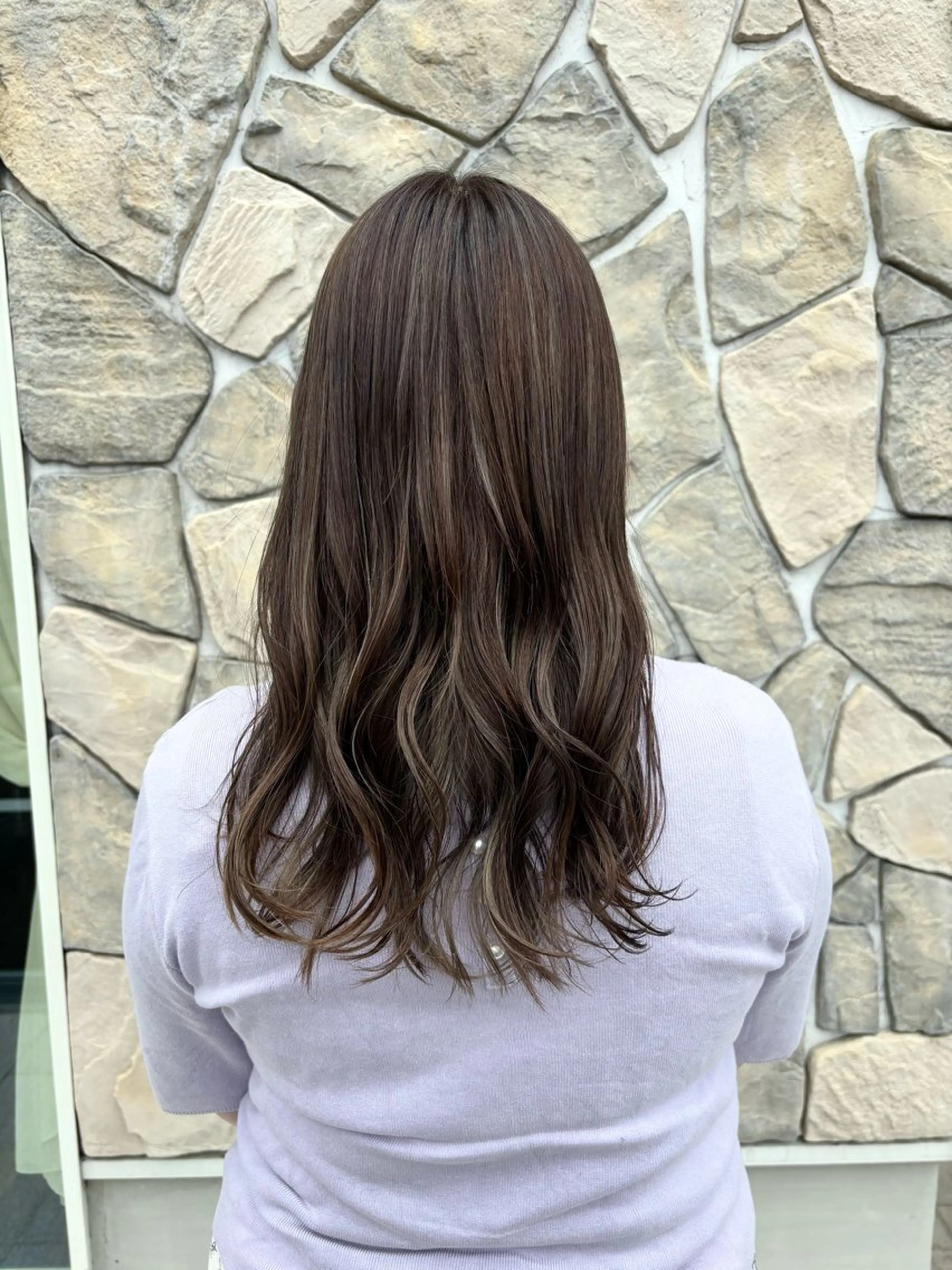 ロング カラー カット ヘアカラー 大西 未来のヘアスタイル