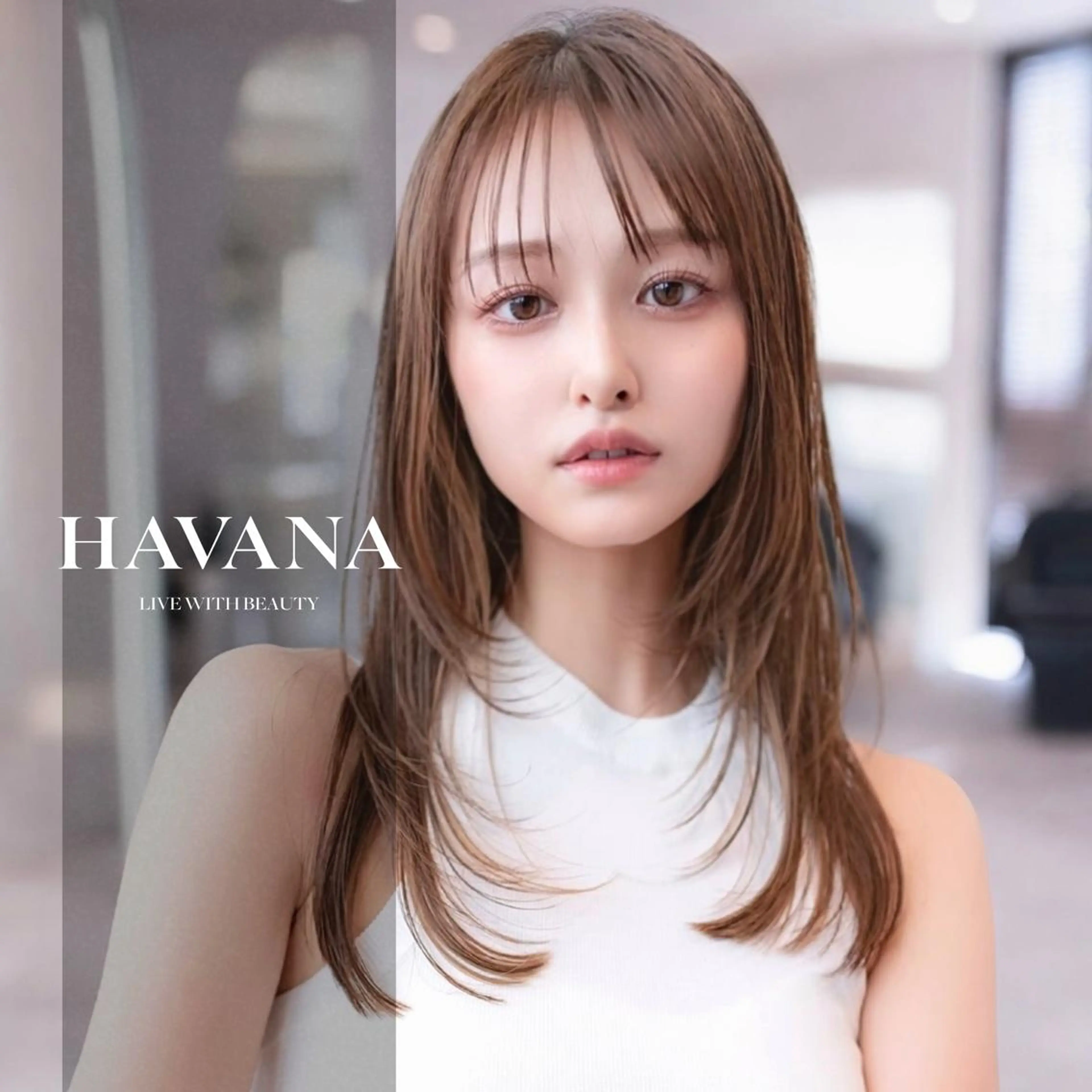 セミロング カラー HAVANA 新宿のヘアスタイル