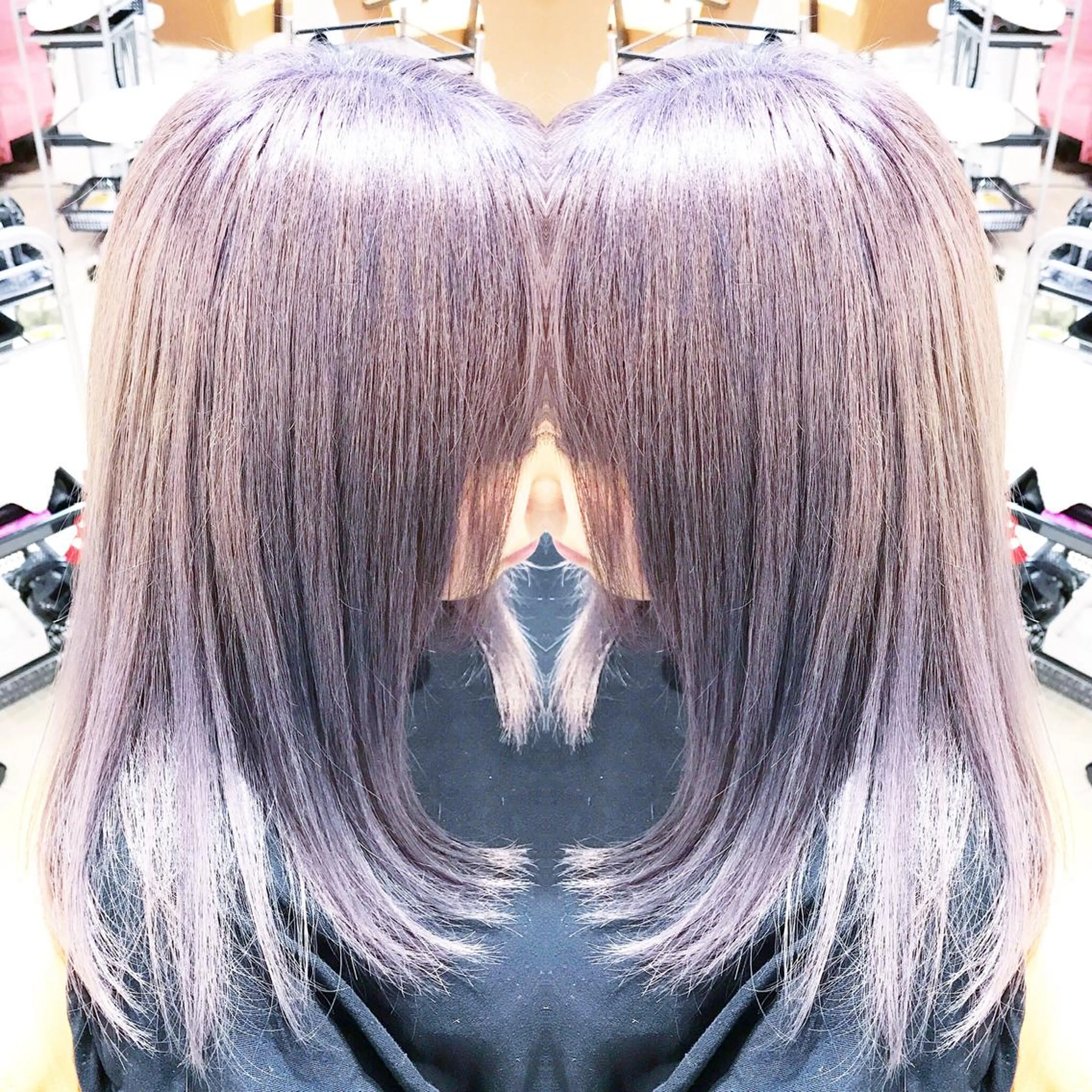 ロング カラー 及川シゲル 髪質改善講師のヘアスタイル