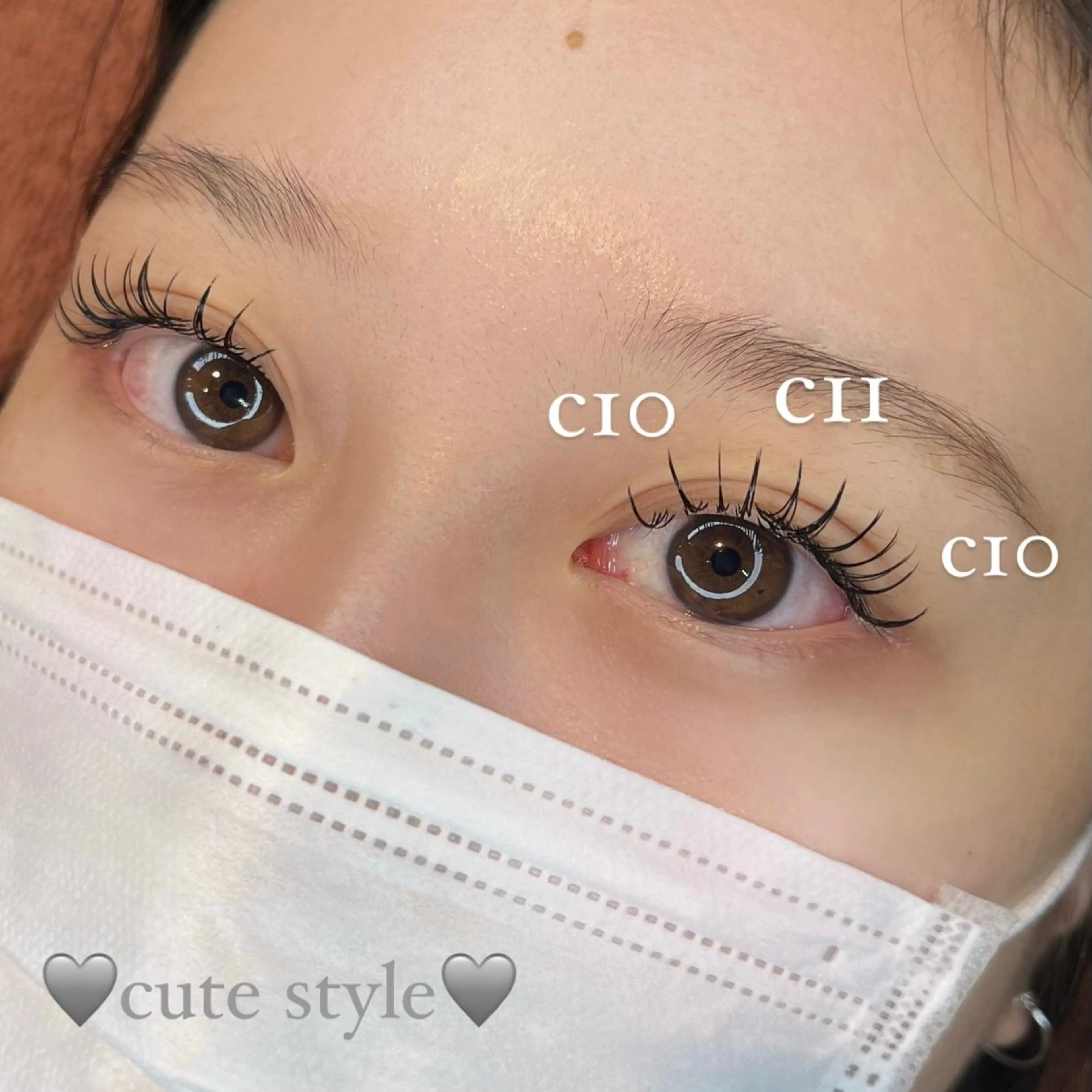 マツエク・マツパ マツエク MODEk's TESORO柿崎流依のマツエク・マツパデザイン