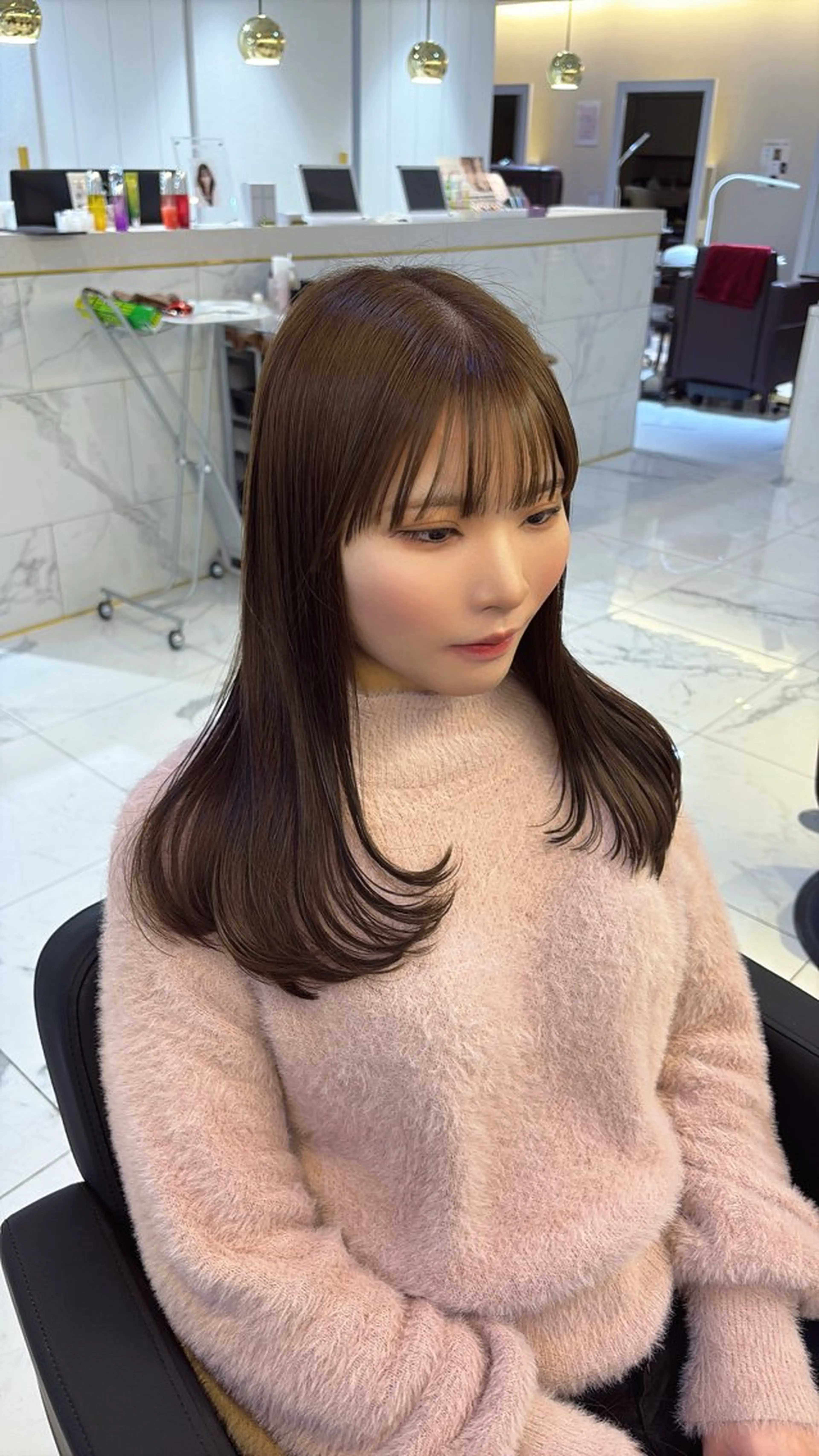 ロング カラー 透明感カラー/大阪 Rieのヘアスタイル