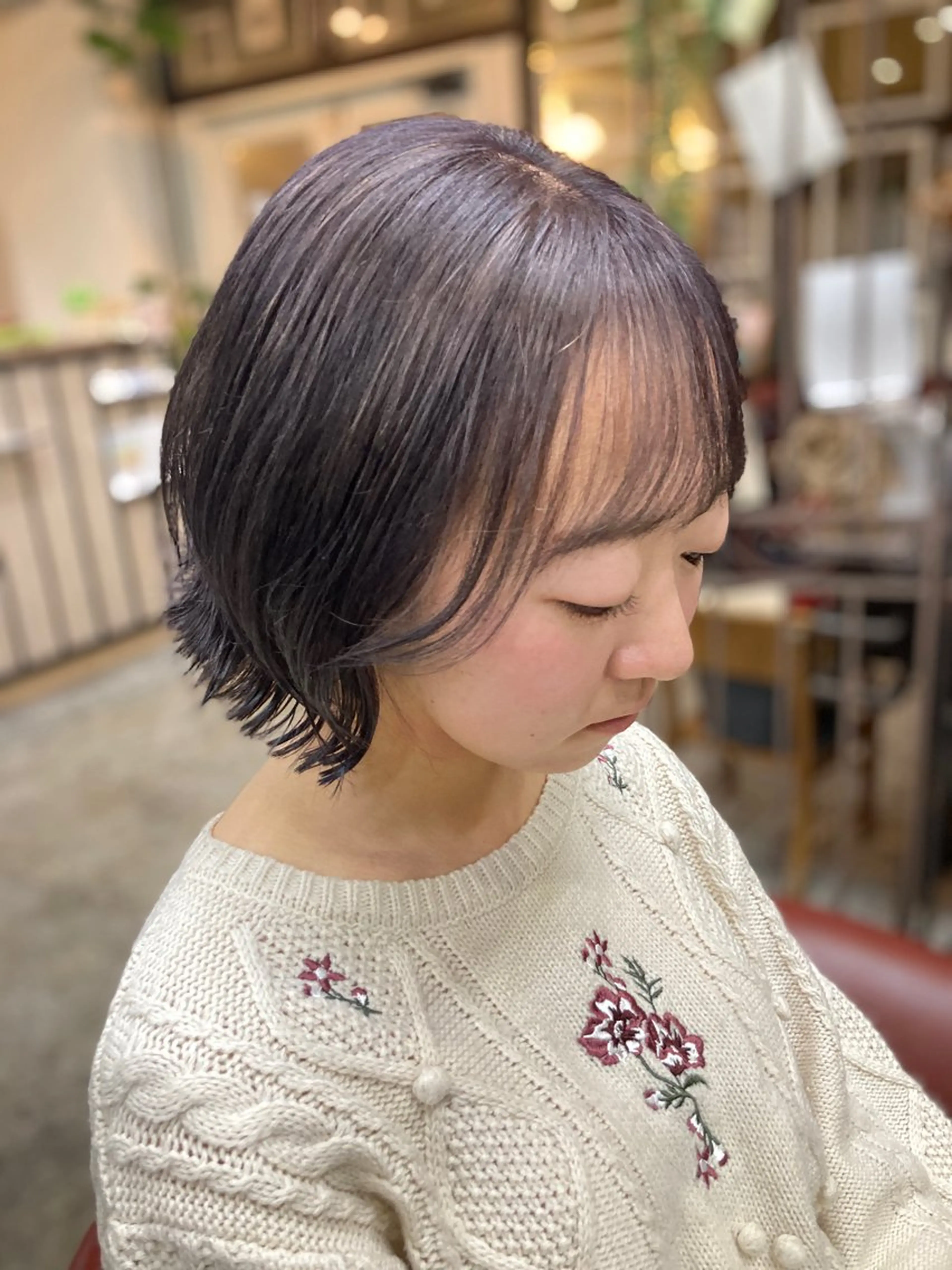 ショート カラー アッシュ ラベンダーカラー ラベンダーアッシュ ヘアカラー 新田龍之輔 →メンズ／派手髪のヘアスタイル