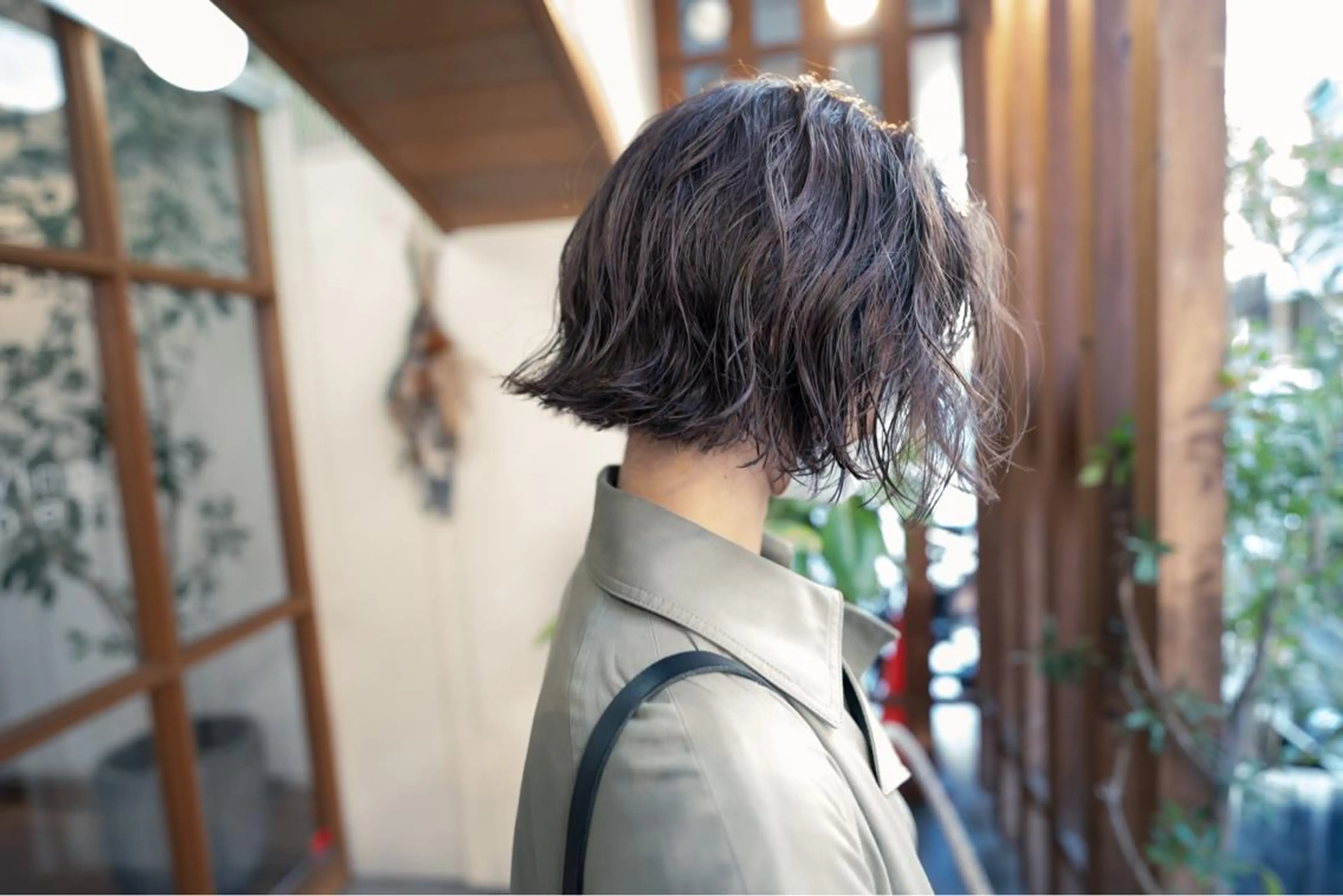 ショート パーマ カット パーマ トリートメント Genta @gegege75のヘアスタイル