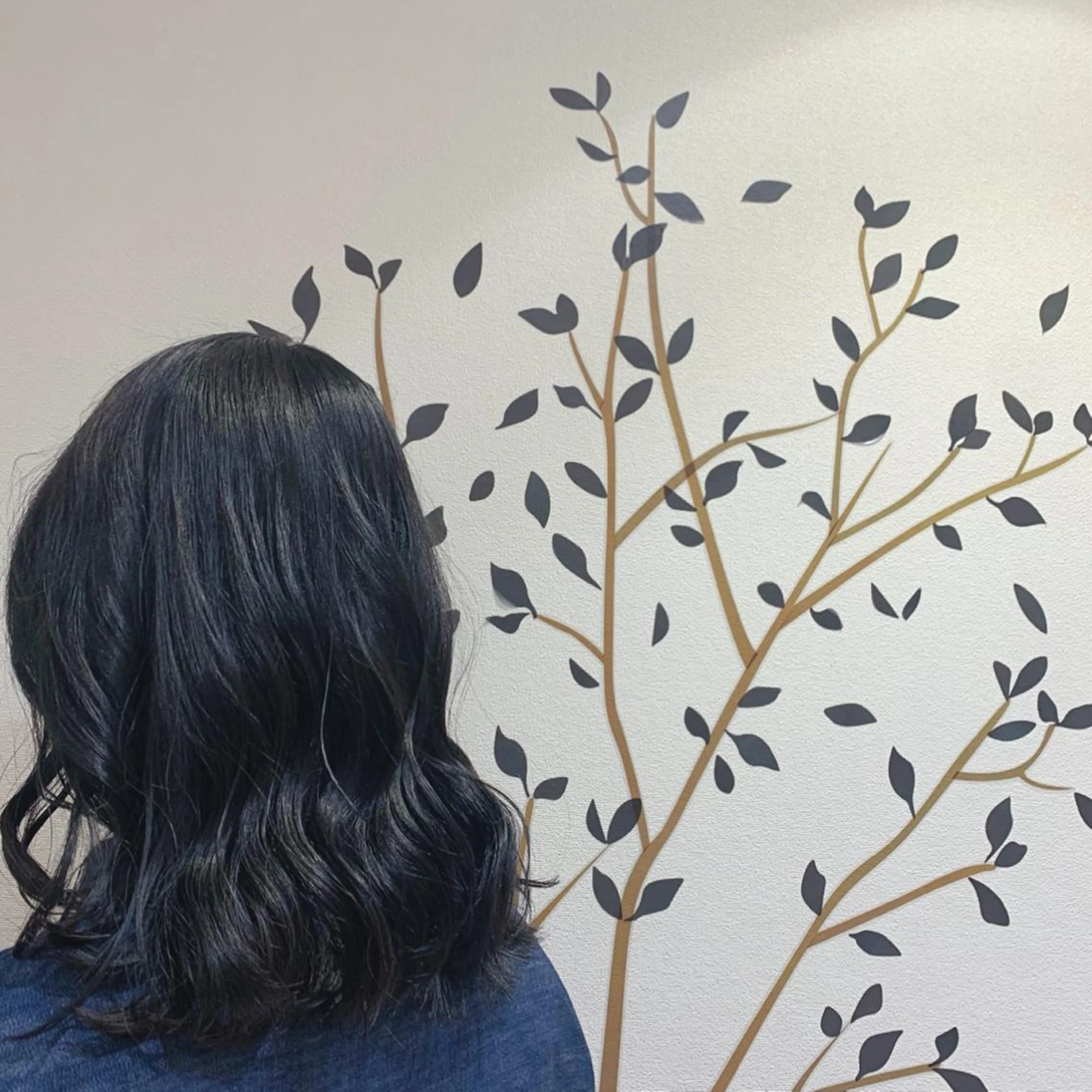 ミディアム カラー ヘアアレンジ 小白井 由美のヘアスタイル