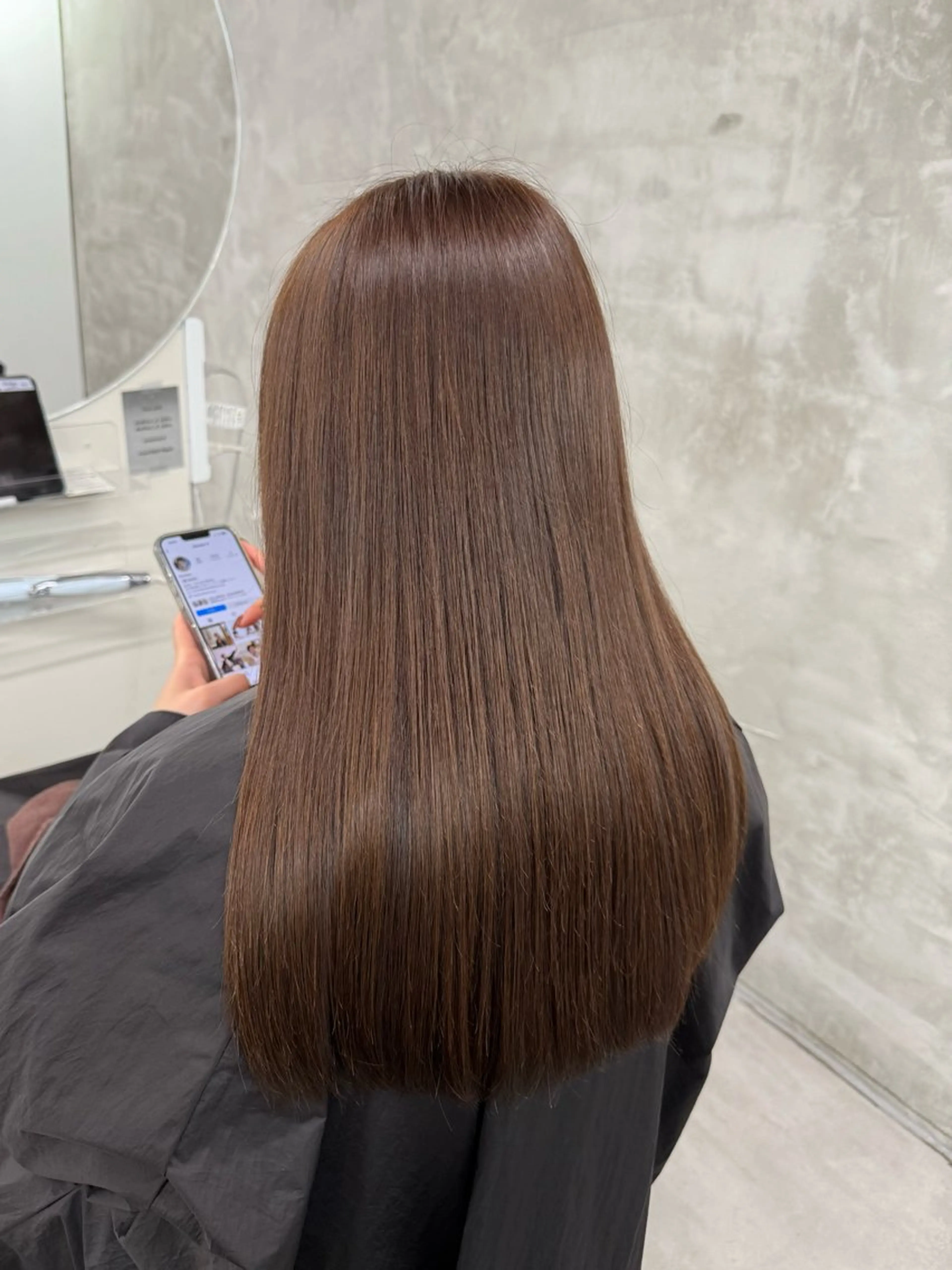 ロング カラー ヘアカラー トリートメント yuuna ✮ レイヤーカットのヘアスタイル