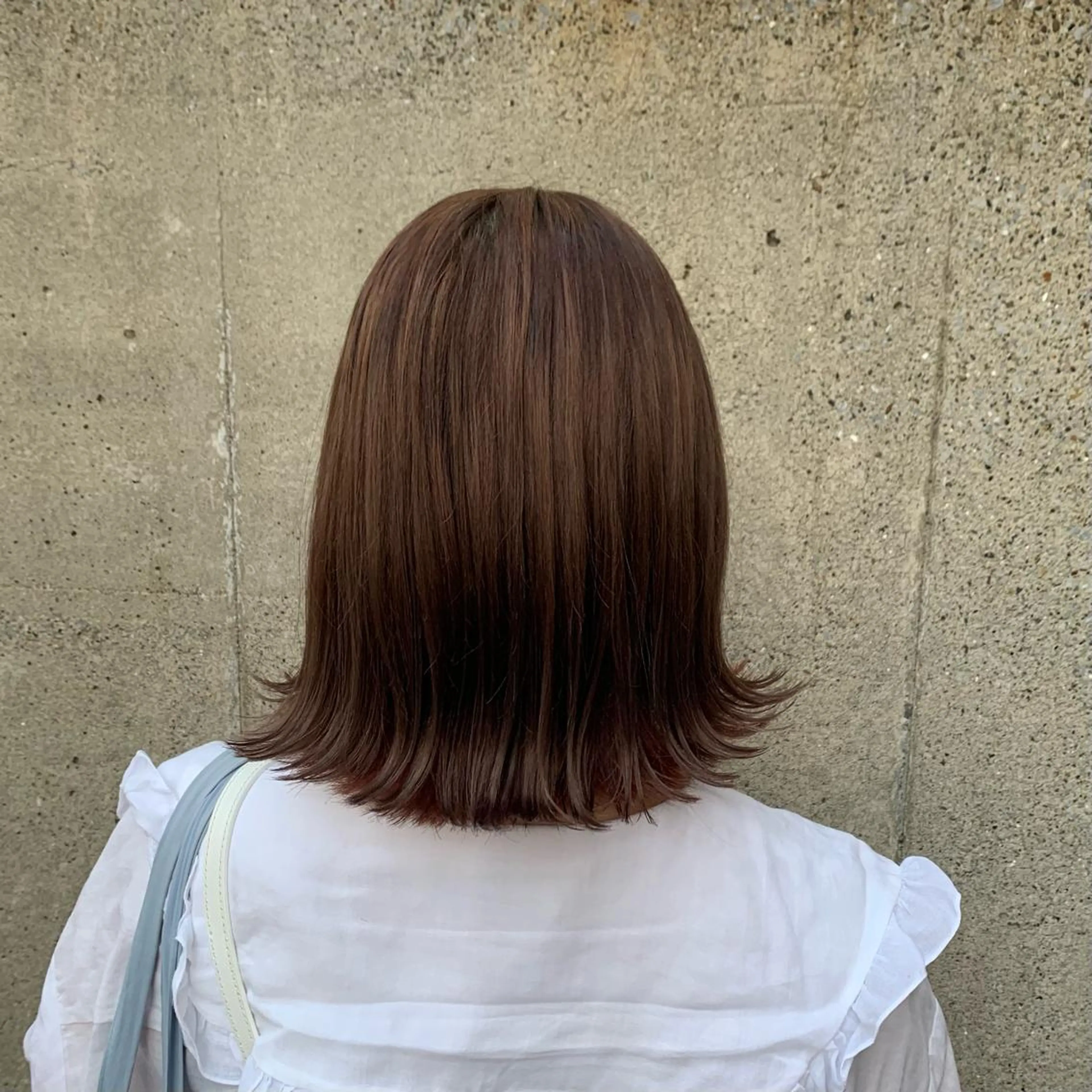 ミディアム カラー まろやかカラー🤎 みなとまほのヘアスタイル