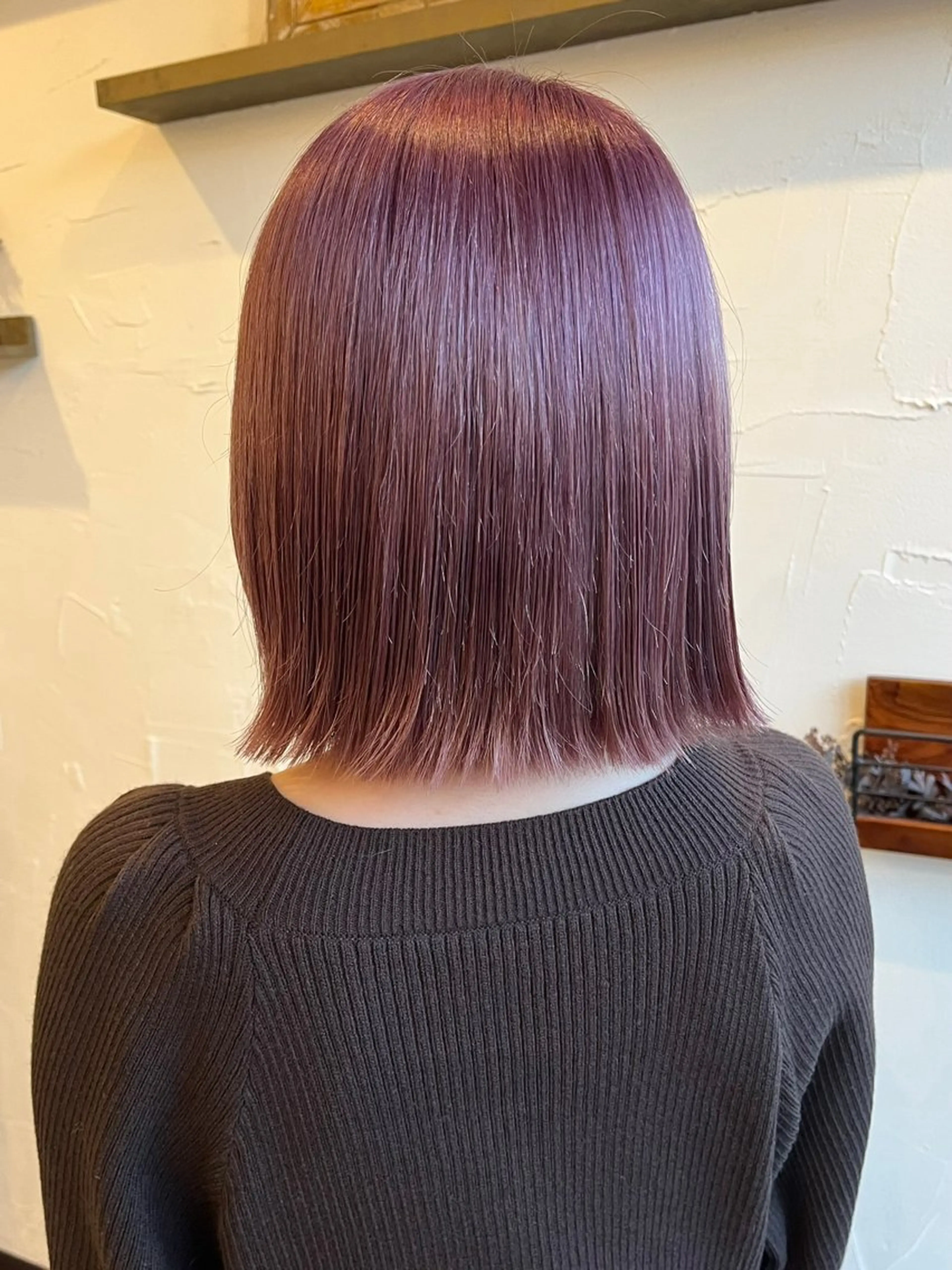 セミロング カラー 渡辺 まみのヘアスタイル