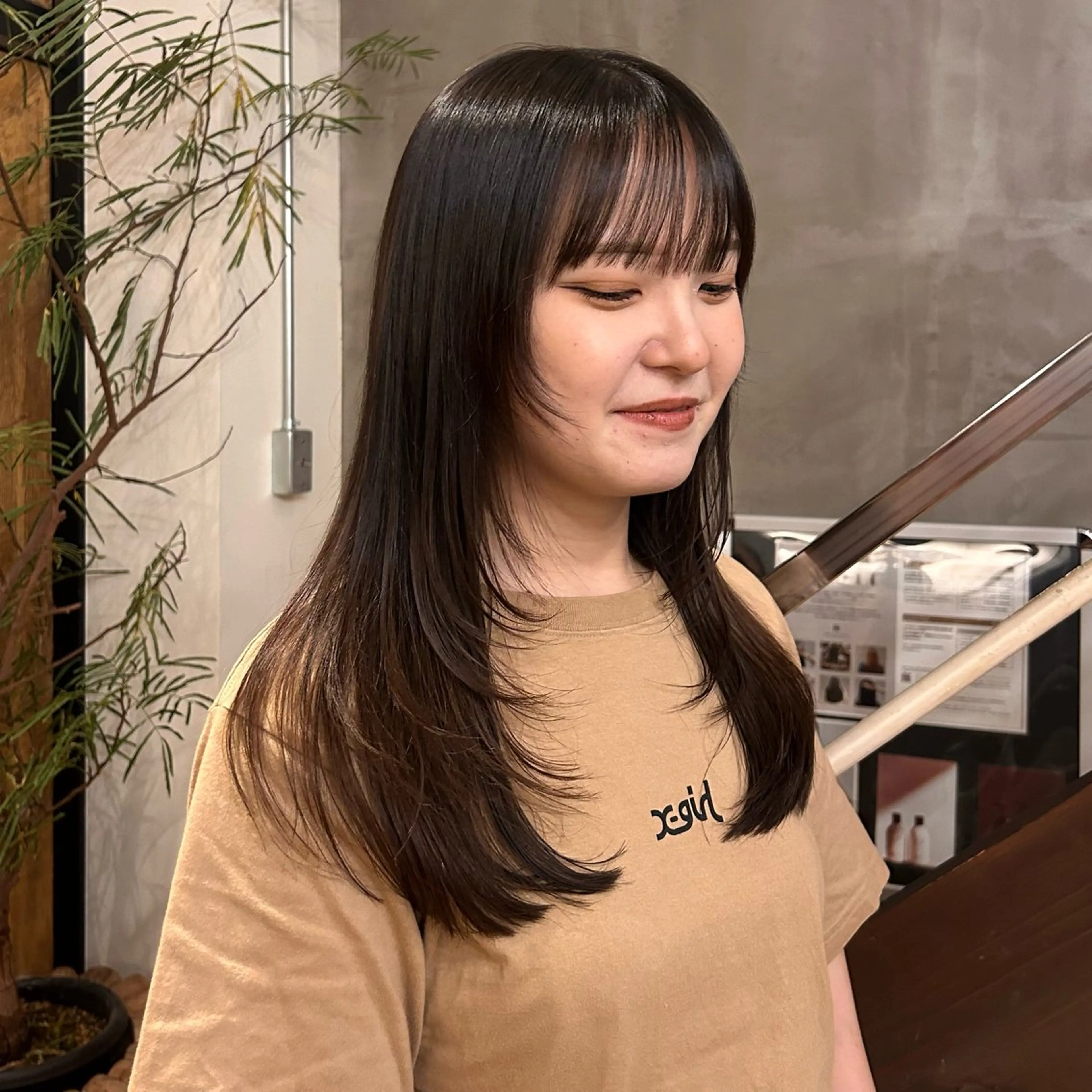 ロング カット レイヤーカット🌟 きだに りののヘアスタイル