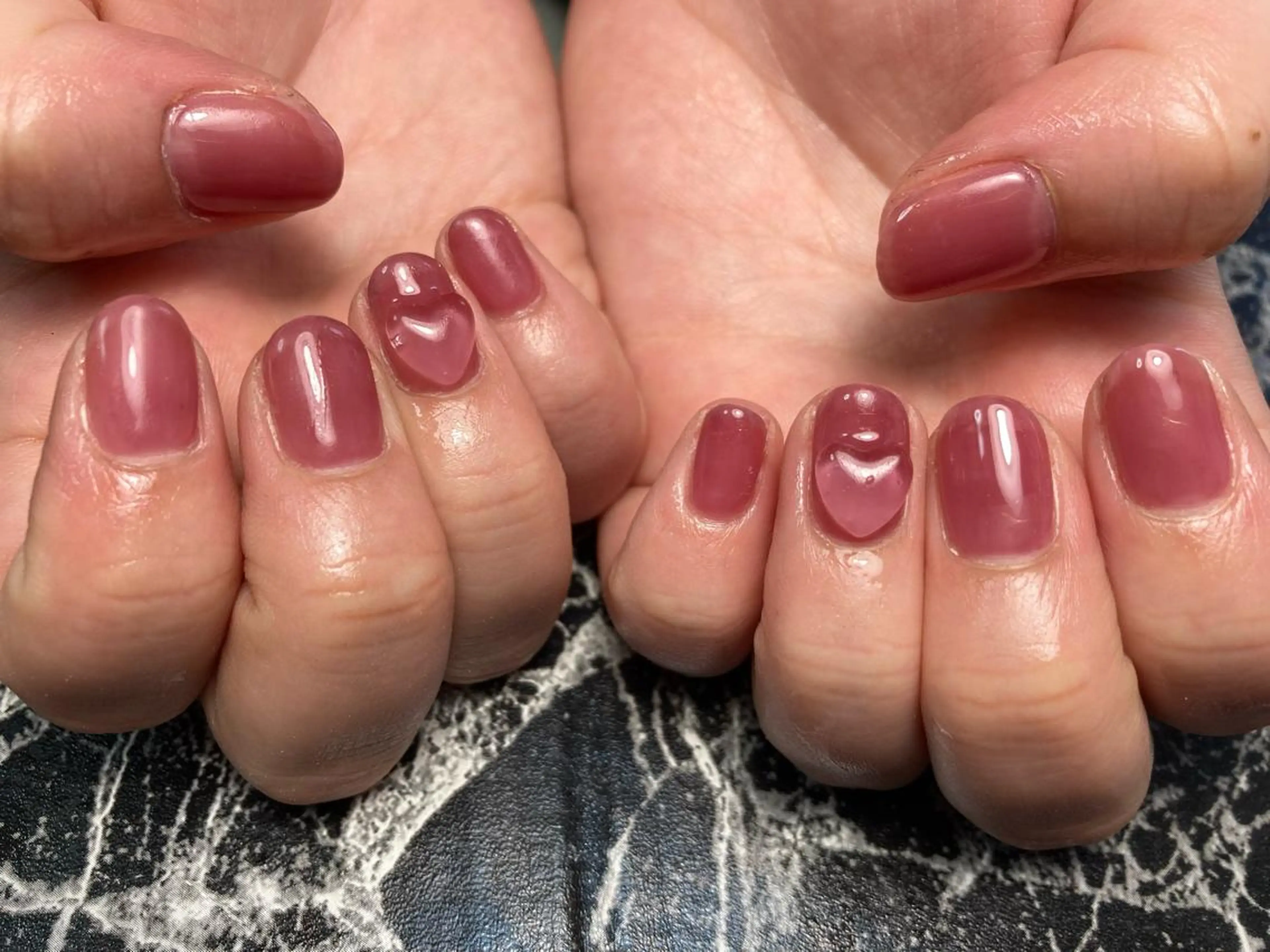 ショート ネイル ハンドネイル フットネイル ✴︎ Delightのネイルデザイン