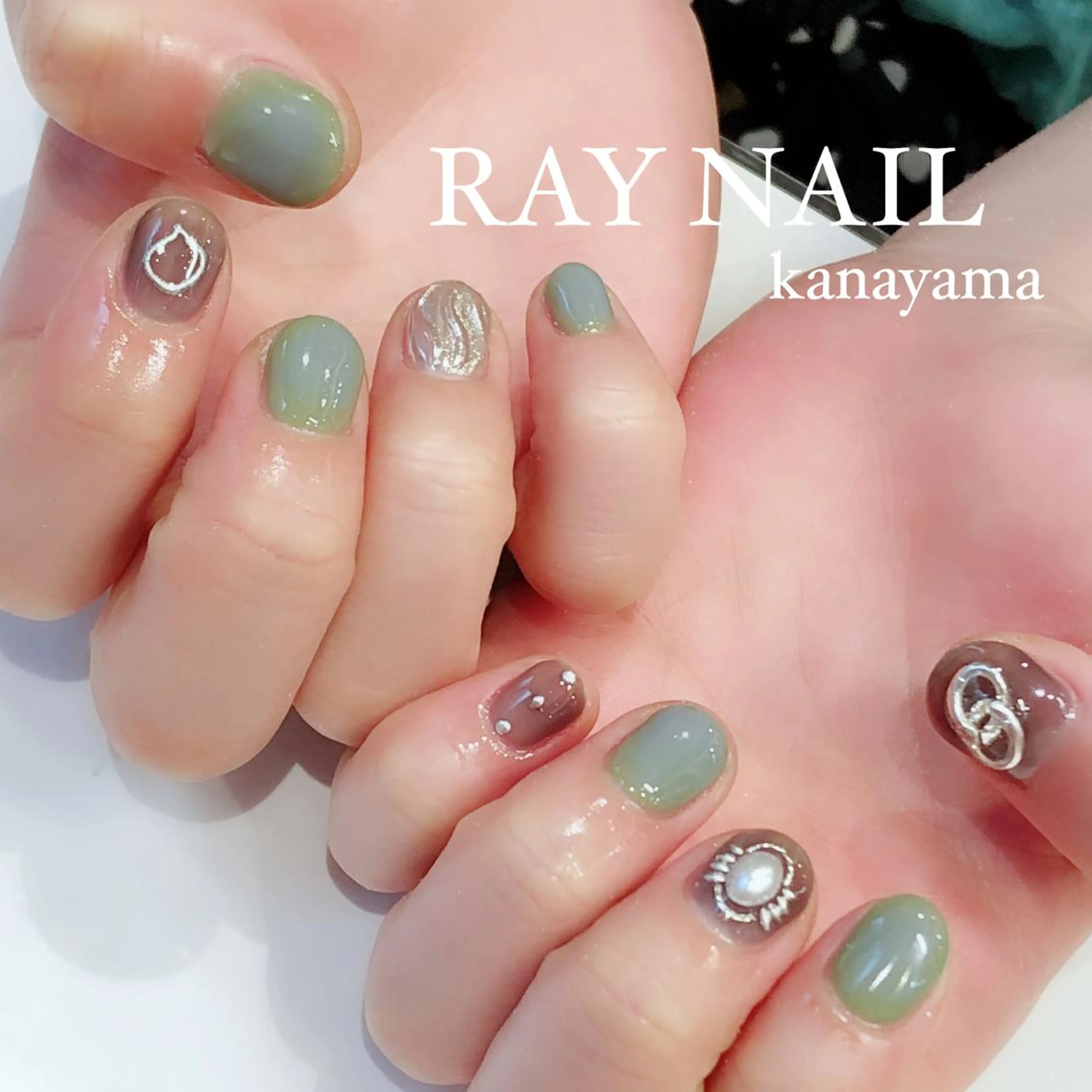 ネイル Arowa 伊田のネイルデザイン