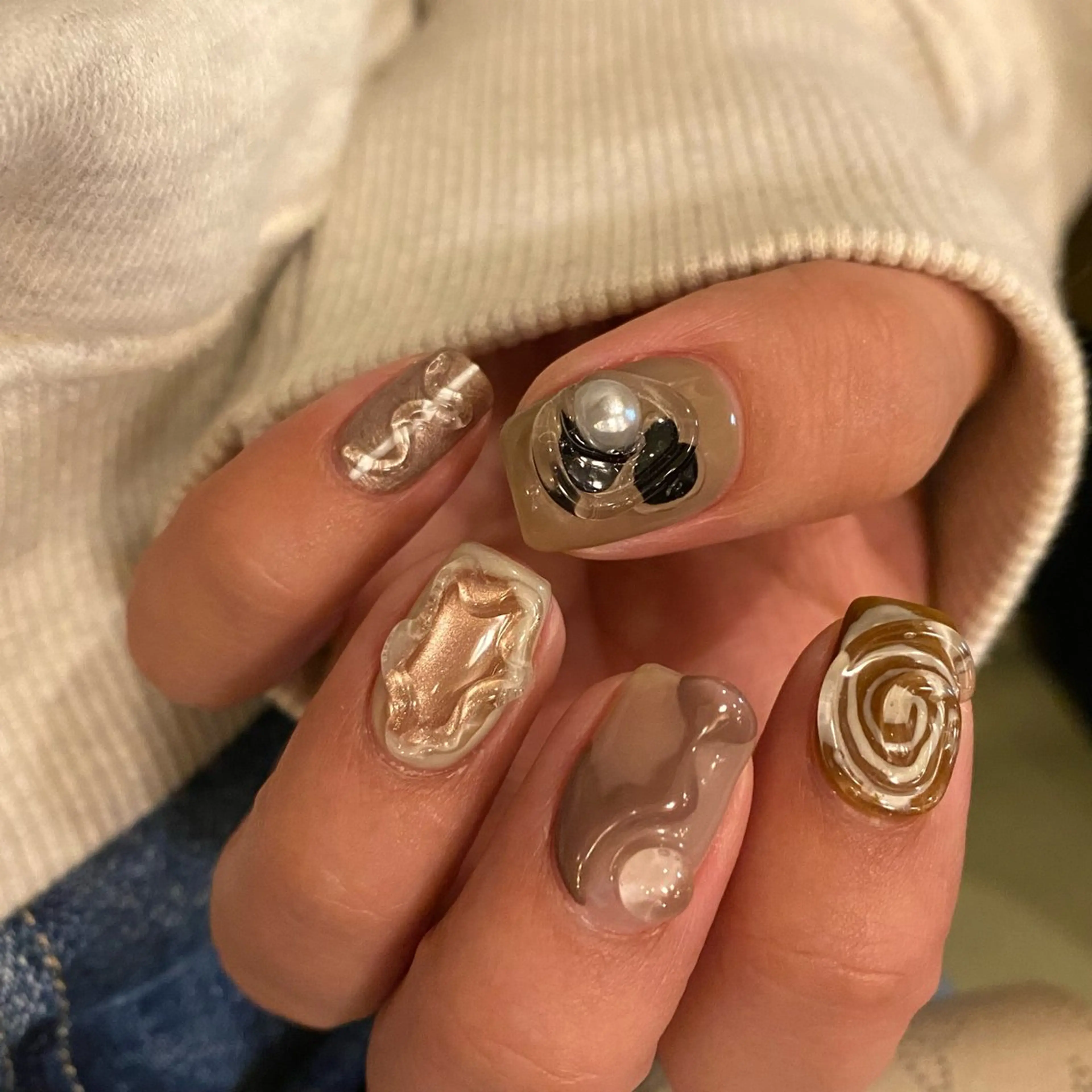 ネイル ハンドネイル atelier moamのネイルデザイン